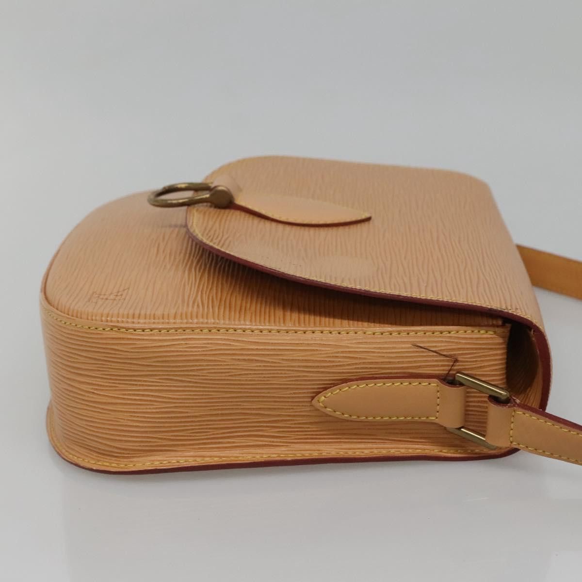 Louis Vuitton LOUIS VUITTON Epi Saint Cloud GM Shoulder Bag Beige M52196 Size ONE SIZE - 4 Thumbnail