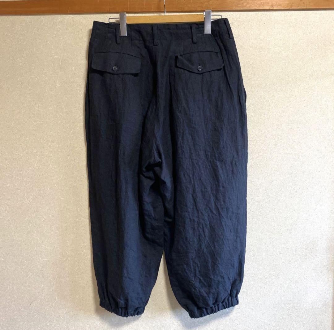 Yohji Yamamoto yohji yamamoto 6 tuck linen gathered pants Size US 33 - 2 Thumbnail