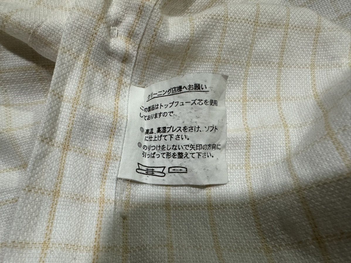 Yohji Yamamoto 🔥Vintage Sacsny Y’Saccs By Yohji Yamamoto Grid Shirt Ss Size US M / EU 48-50 / 2 - 4 Thumbnail