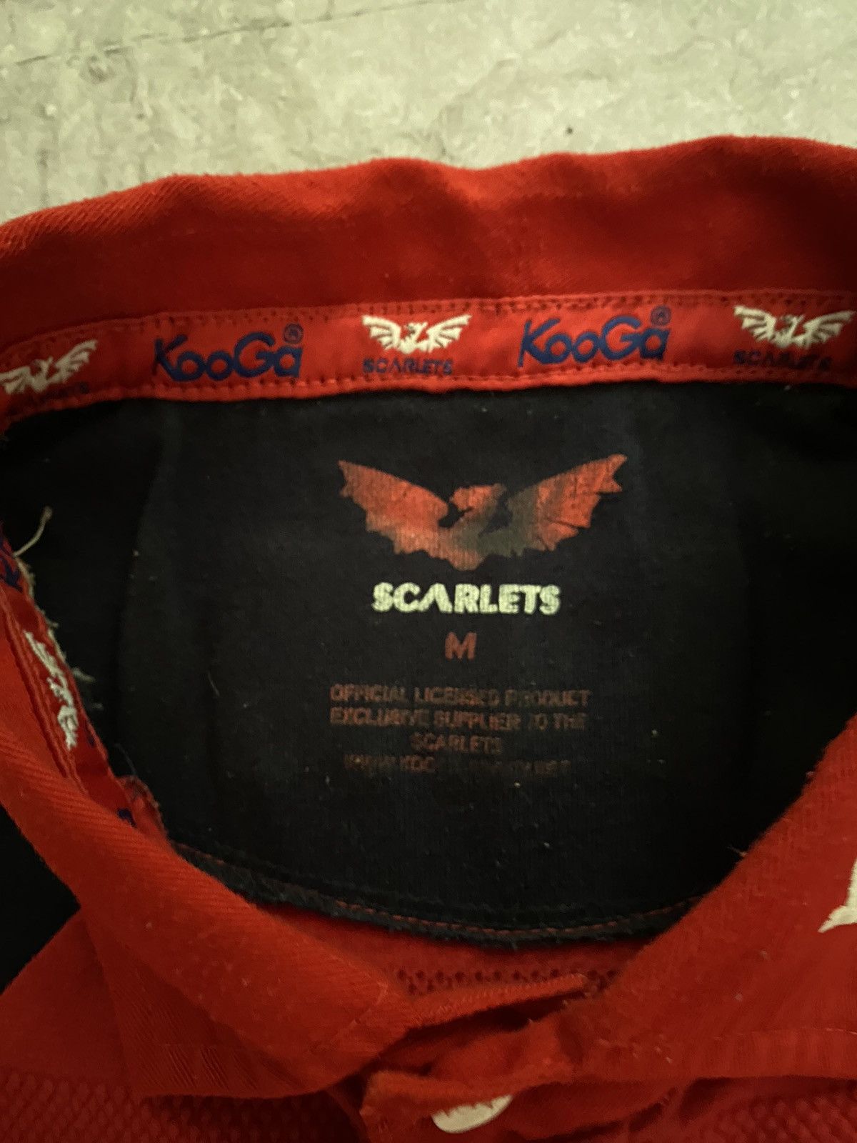 Vintage Vintage Scarlets Jersey Home Rugby Shirt 2003 - 2004 KooGa Size US M / EU 48-50 / 2 - 10 Thumbnail