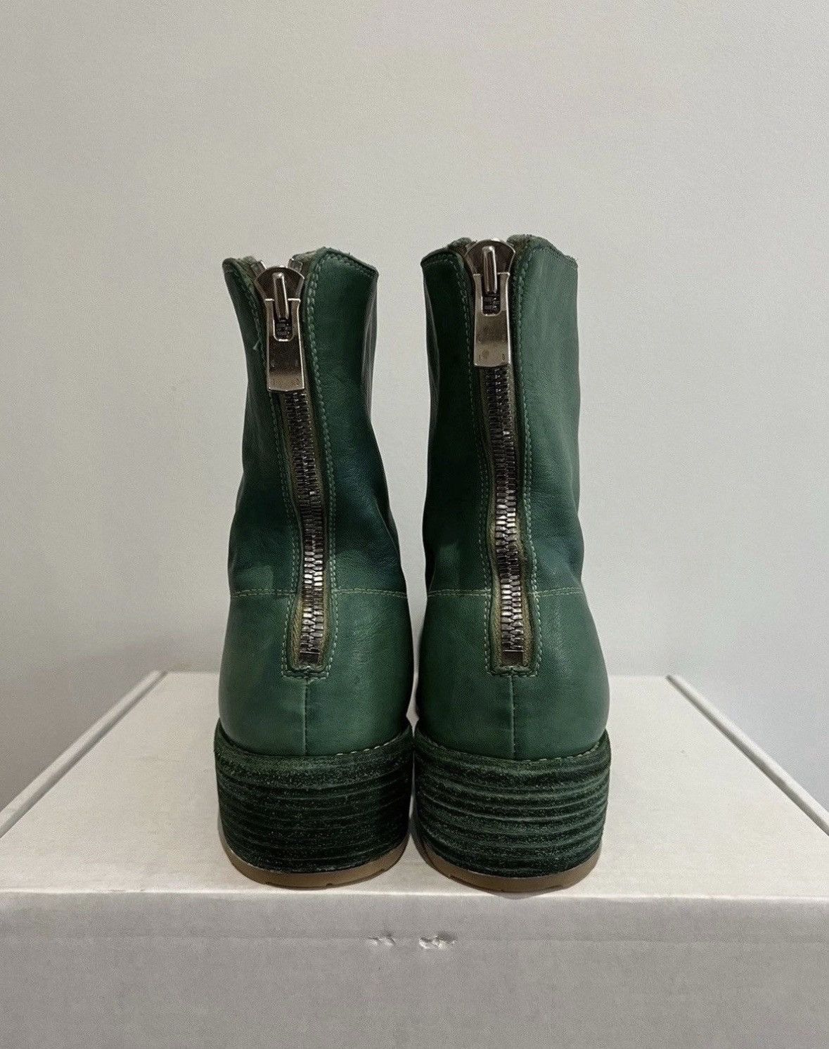Guidi Deadstock Tiffany green 796Z boots Size US 13 / EU 46 - 3 Thumbnail