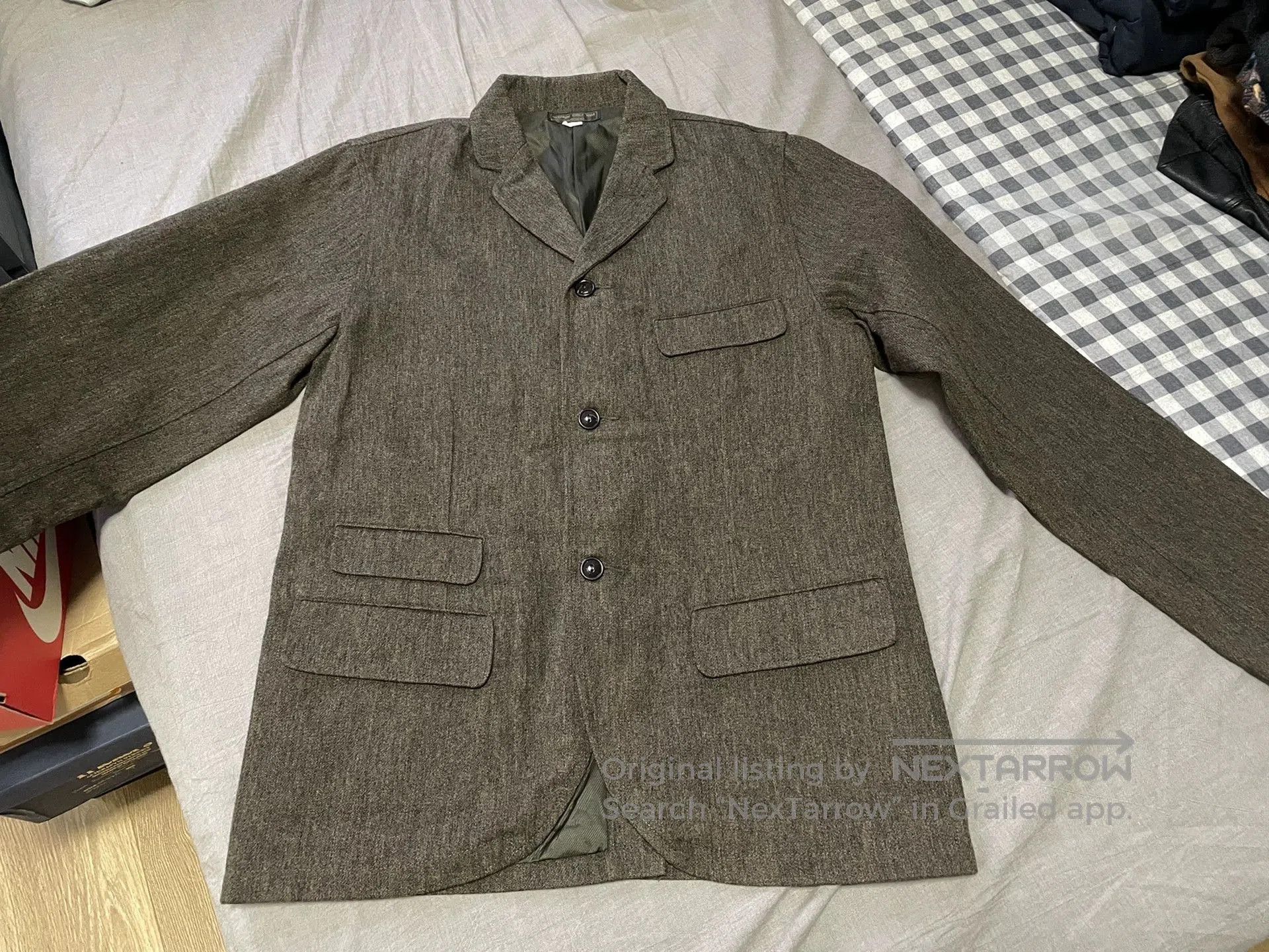 WEST RIDE Vintage Hunting Style Wool Blazer. Size US L / EU 52-54 / 3 - 1 Thumbnail
