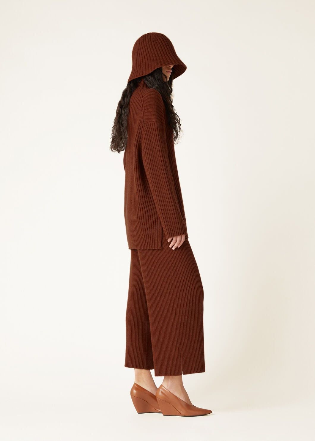 Loro Piana o1srvl11e0825 FAO3433 Fobello Pant in Dark Red Size 27" / US 4 / IT 40 - 2 Thumbnail