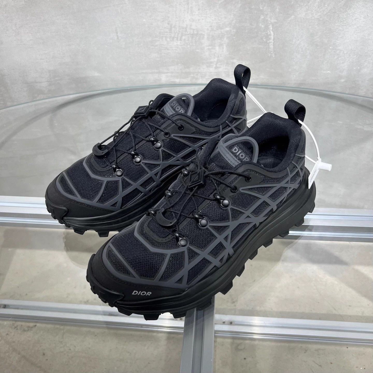 Dior Dior B31 Cannage Black Sneakers Size 38 Size US 7 / IT 37 - 2 Thumbnail