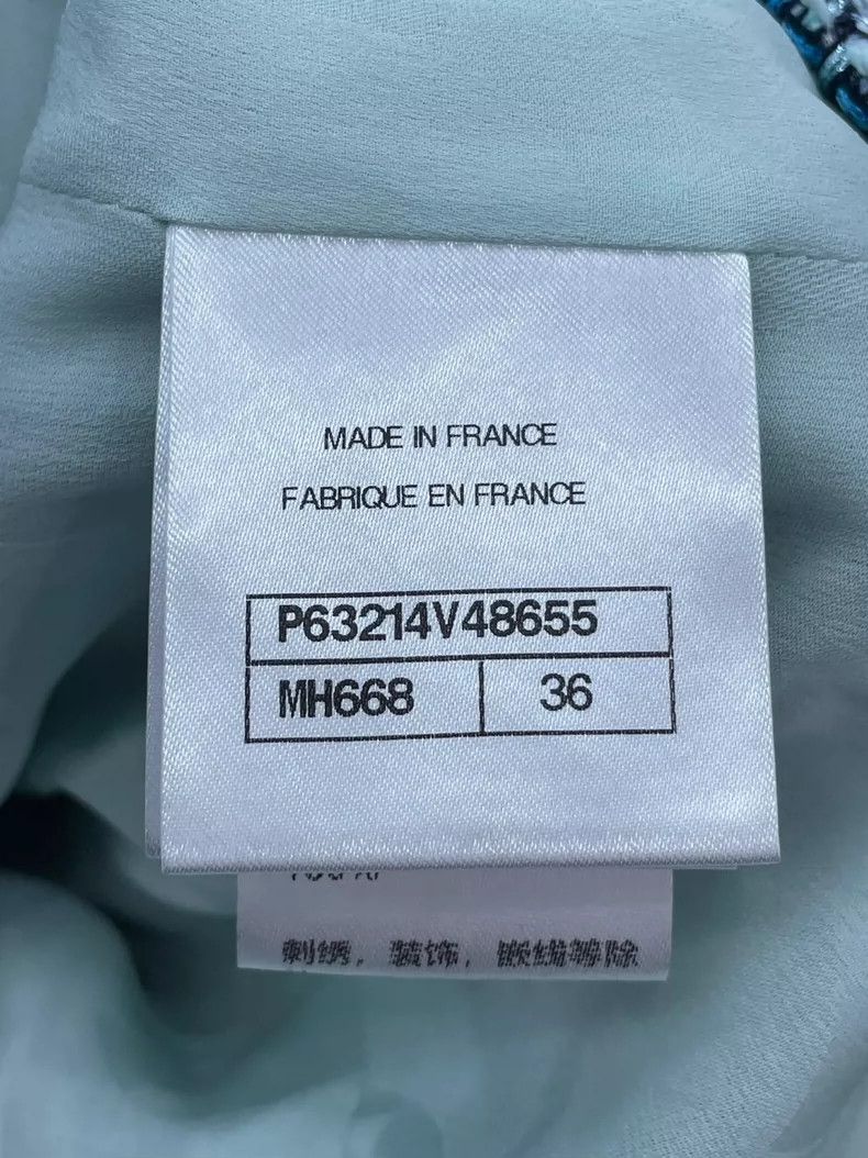Chanel Chanel Light blue tweed jacket 2504-Nextarrow Size XS / US 0-2 / IT 36-38 - 6 Thumbnail