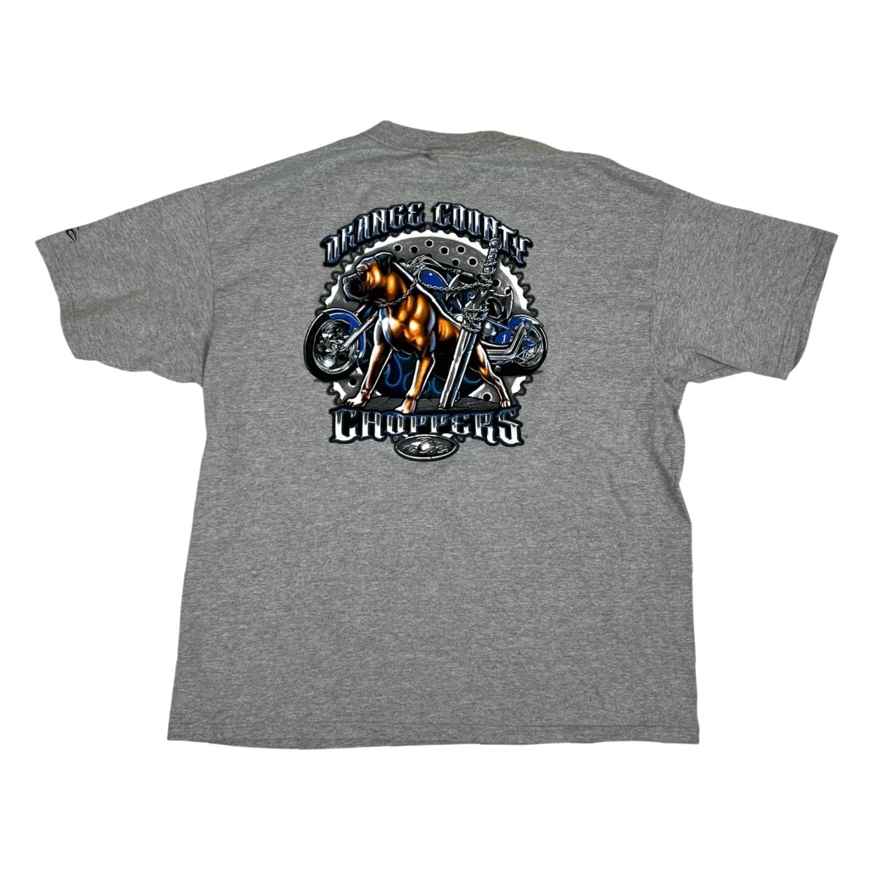 Vintage VINTAGE Orange County Choppers T-Shirt 2XL Gray Crew Neck Short Sleeve Men Logo Graphic Print 90s Biker Motorcycle Size US XXL / EU 58 / 5 - 2 Thumbnail