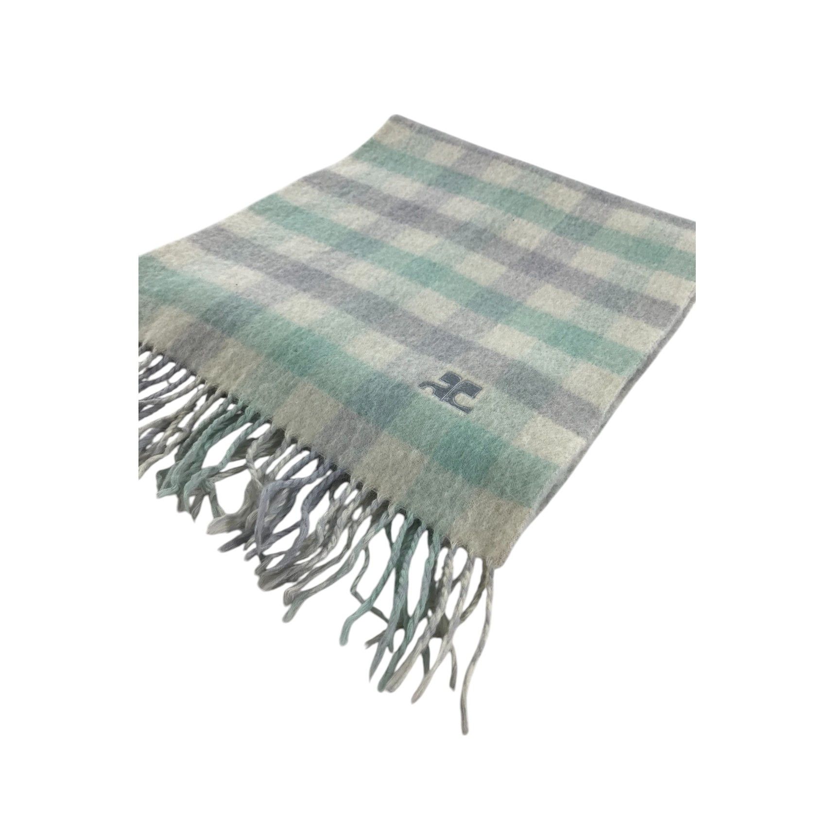 Courreges × Vintage Courreges Scarf / Muffler / Neckwear - WW2561 Size ONE SIZE - 3 Thumbnail