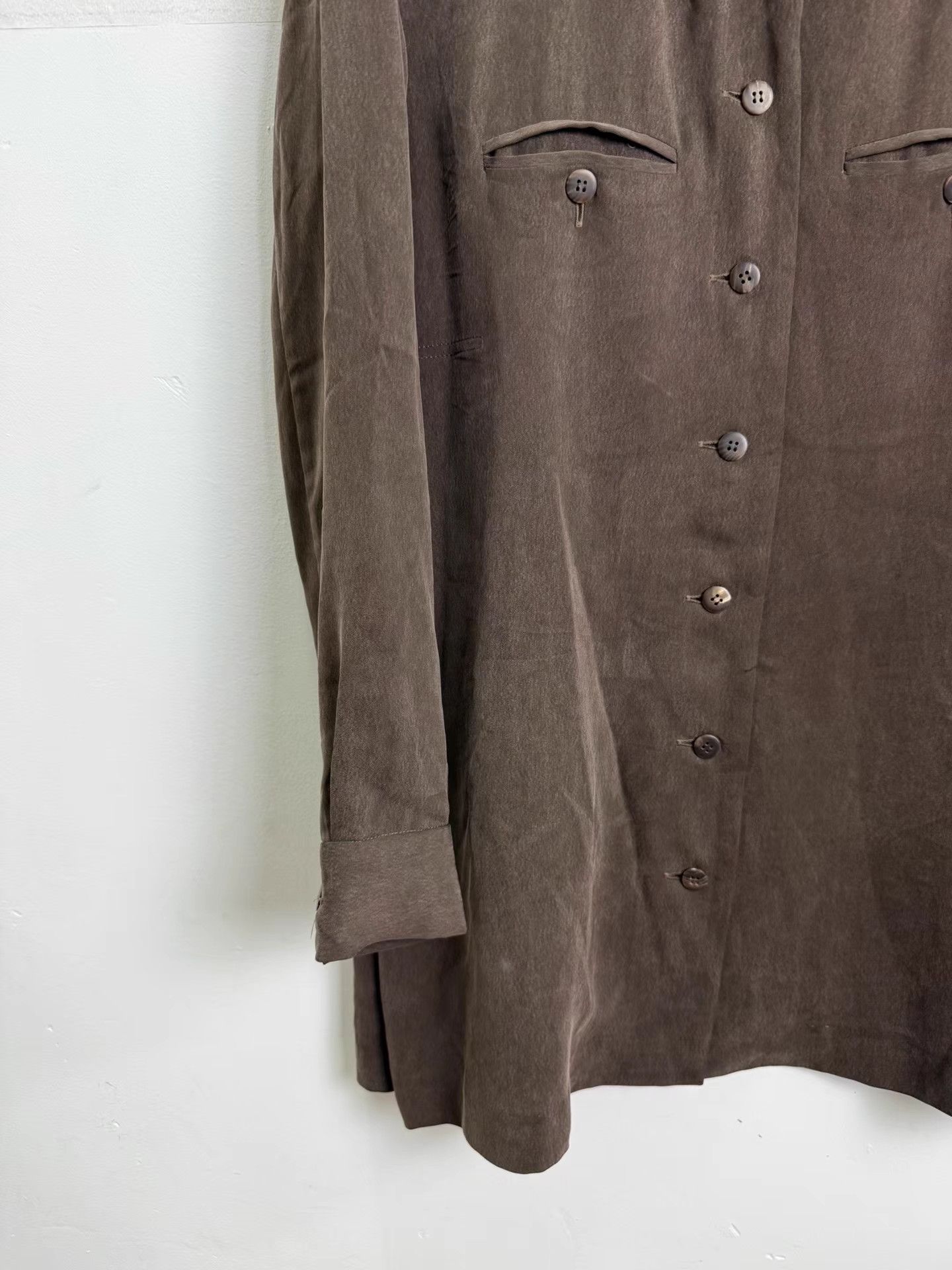 Issey Miyake Issey Miyake Silky Draped Collar Jacket K20 Size US L / EU 52-54 / 3 - 3 Thumbnail