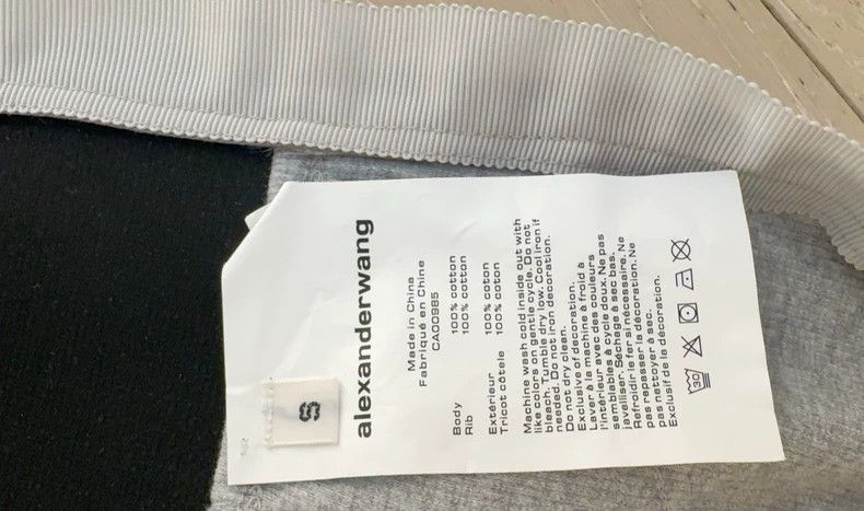 Alexander Wang Alexander Wang Women's Gray Mini Skirt- Size 26" / US 2 / IT 38 - 3 Thumbnail