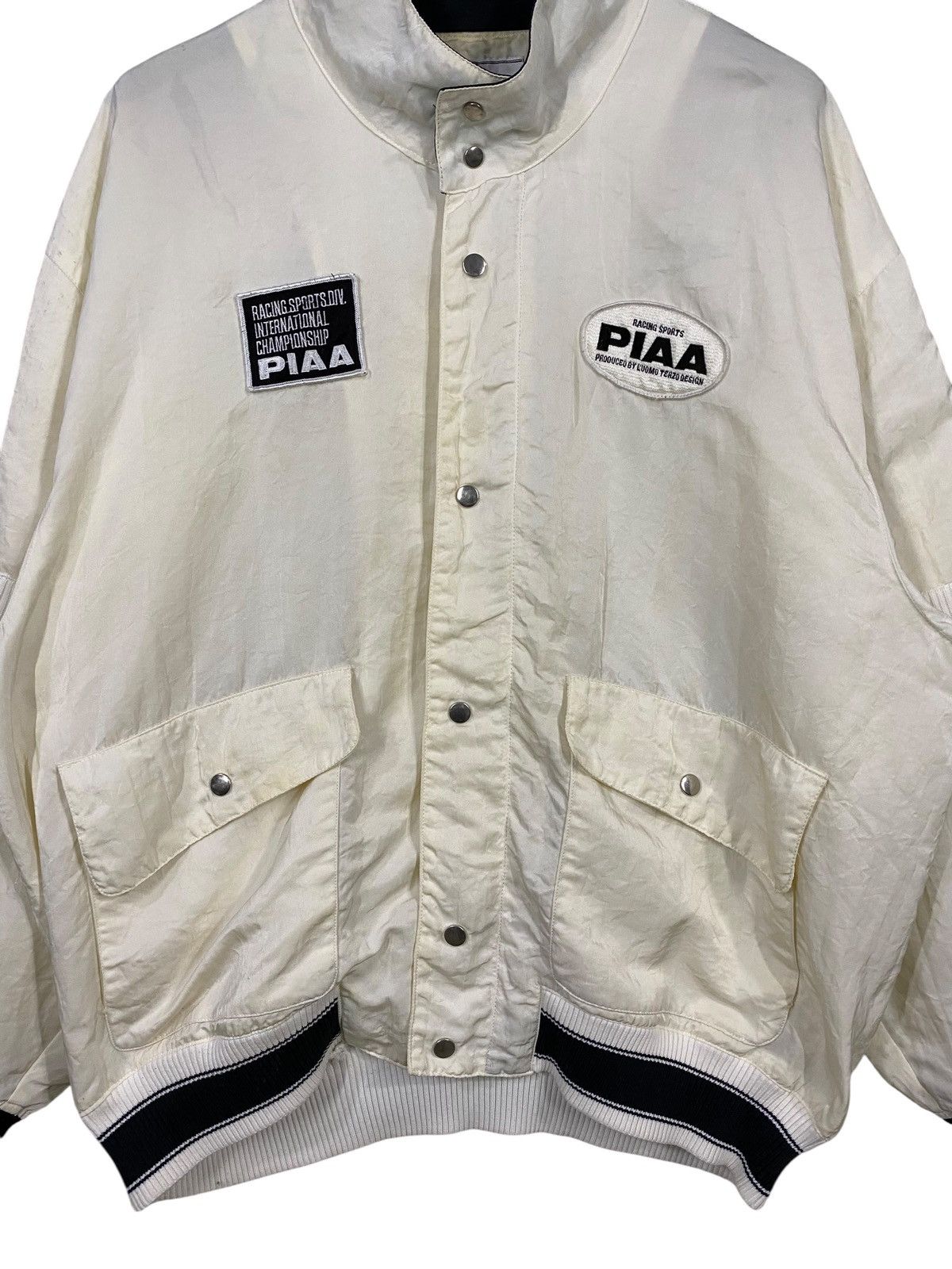 Japanese Brand Vintage bomber jacket motor sport piaa racing back hit Size US XL / EU 56 / 4 - 7 Thumbnail