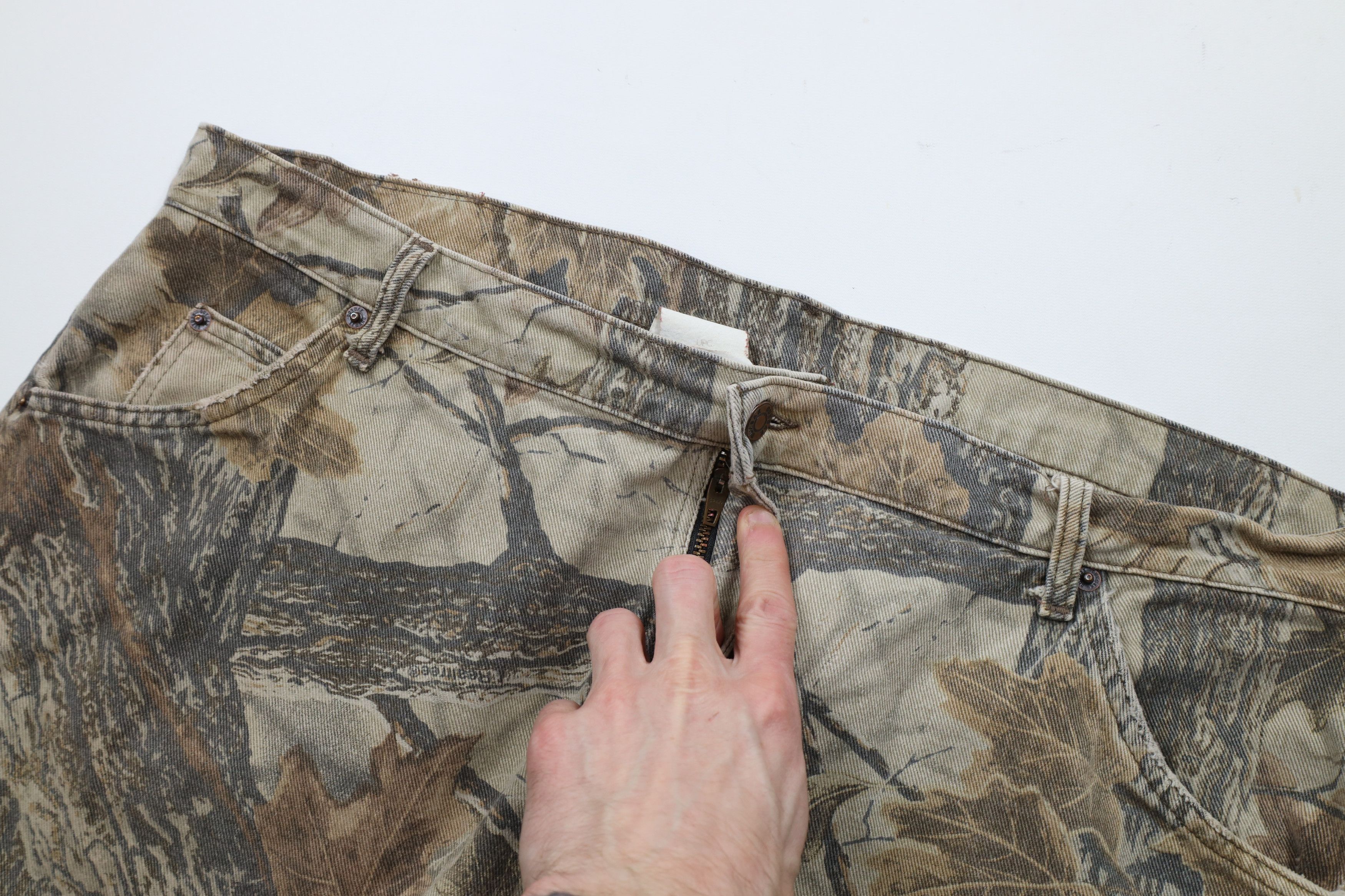 Vintage Vintage 90s Streetwear Camouflage Wide Leg Jeans USA Size US 42 / EU 58 - 7 Thumbnail