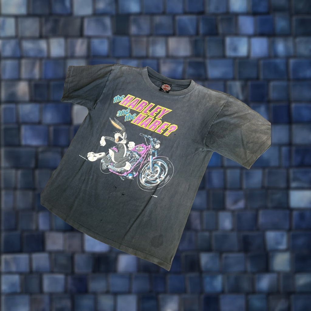 90's HARLEY DAVIDSON ブラックパンサー Tシャツ Kanye Harley Davidson Harley-Davidson Can't Chain the Power Panther