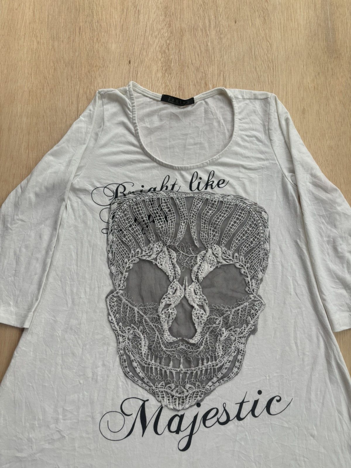 Hysteric Glamour × If Six Was Nine × Japanese Brand Y2k Janniss Skull Majestic Punk Style Longsleeve Size ONE SIZE - 2 Thumbnail