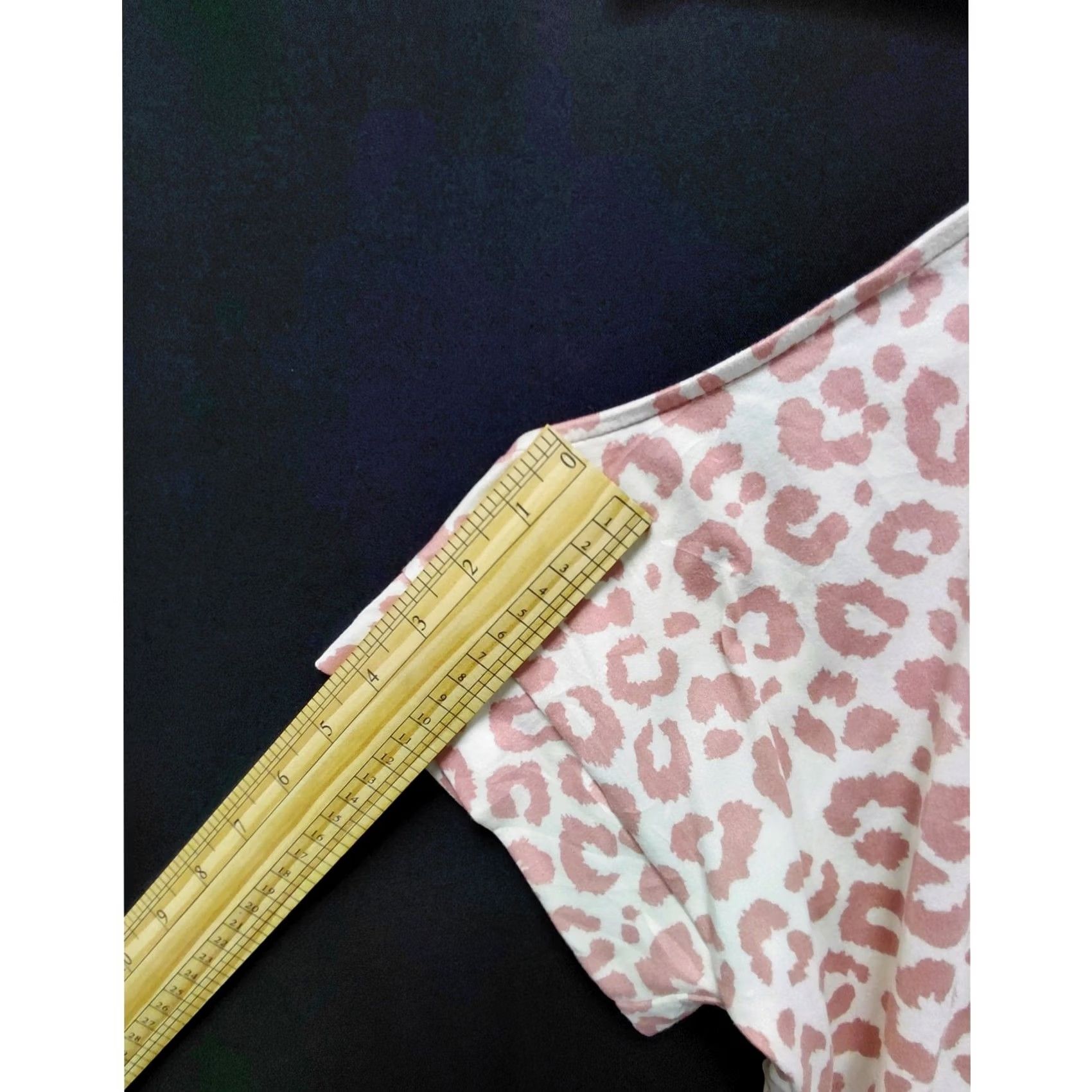 Pinko ODDI Pink Leopard Print Cutout Neck Short Sleeve Top Size M Women Size M / US 6-8 / IT 42-44 - 8 Thumbnail