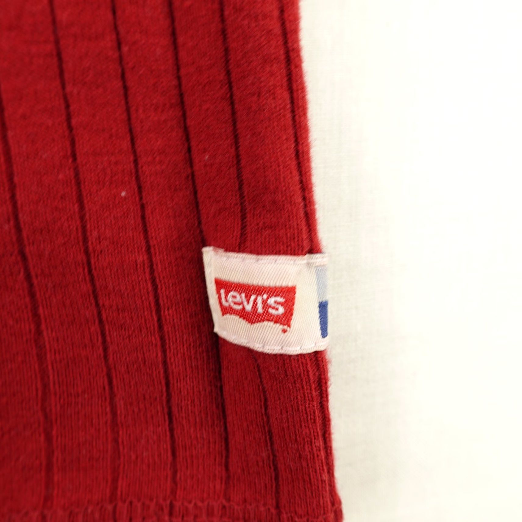 Levi's VINTAGE Levi's Sweater Mens M Lux Knit Henley Thermal Red 90s USA Mens Size US M / EU 48-50 / 2 - 4 Thumbnail