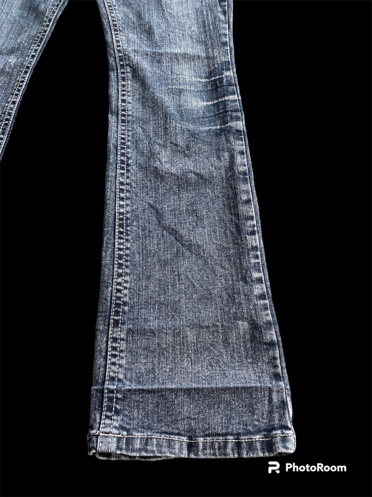 Hysteric Glamour × If Six Was Nine × Masaki Matsushima Flare Jeans Japan Masaki Stretch Faded Black Size US 29 - 4 Thumbnail