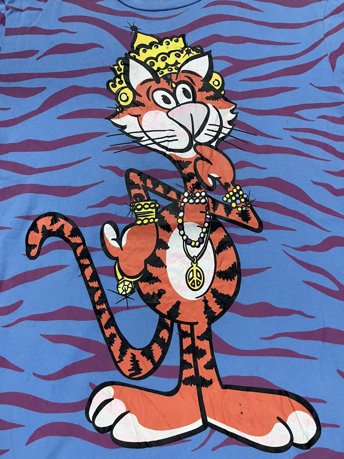 Moschino MOSCHINO CROWNED TIGER TEE VERY RARE Size US M / EU 48-50 / 2 - 2 Thumbnail