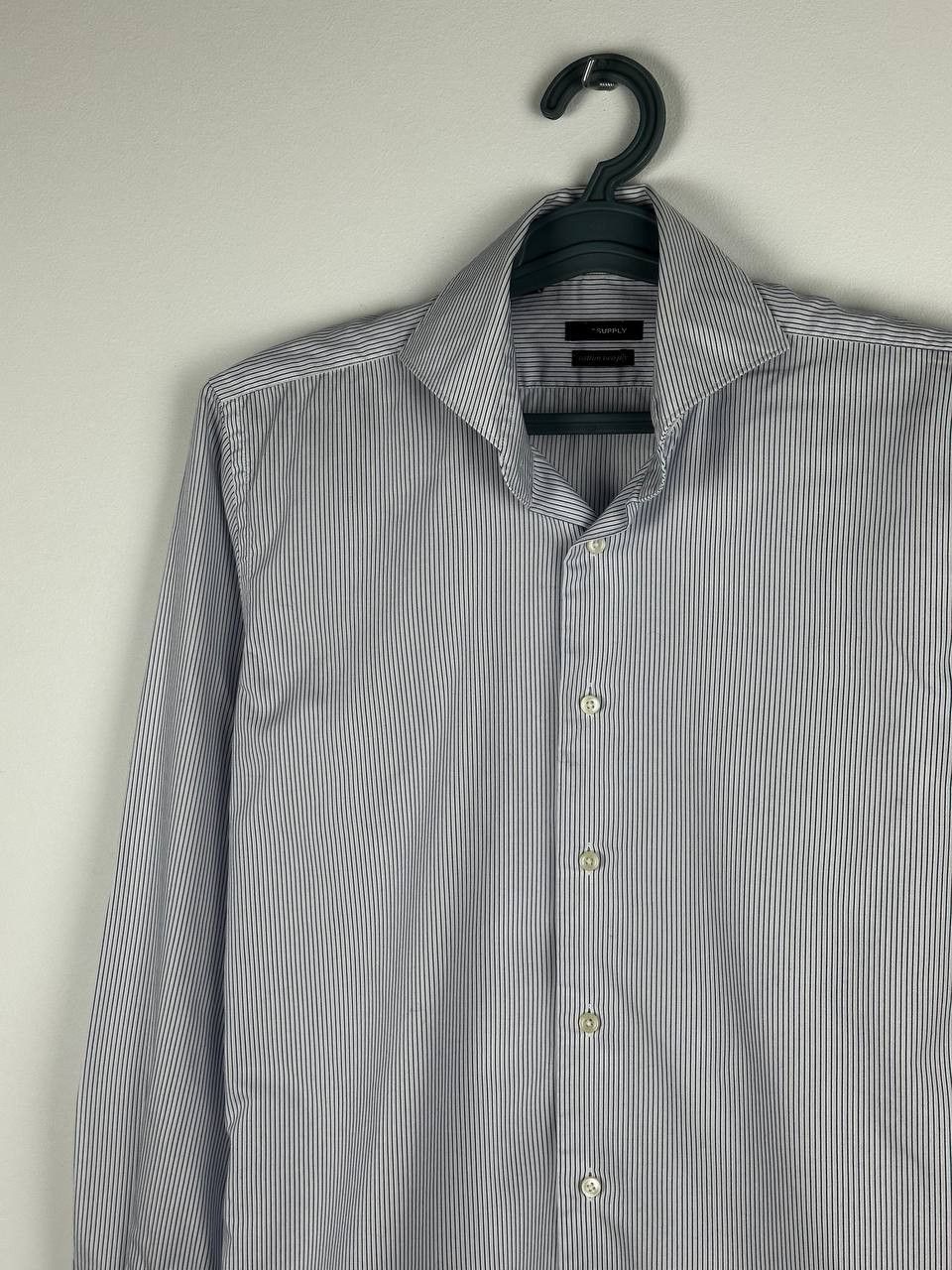 Suitsupply Suitsupply Striped Cotton Two Ply Shirt Size S Size US S / EU 44-46 / 1 - 1 Thumbnail