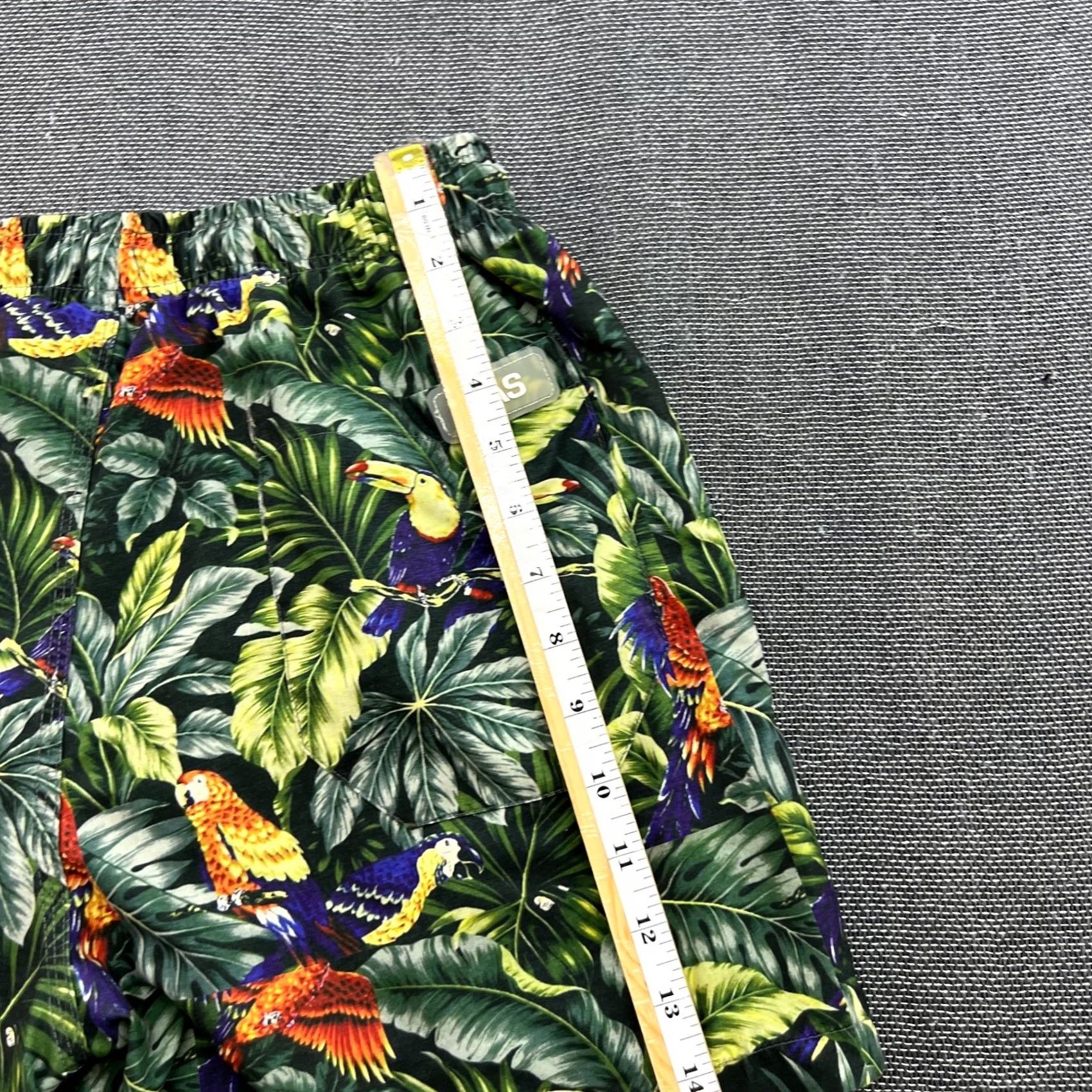 OAS OAS Mens Trunks Size 4XL Floral Beach Shorts Drawstring Athletic Casual Multicolor Small Summer Mens Size US 29 - 7 Thumbnail