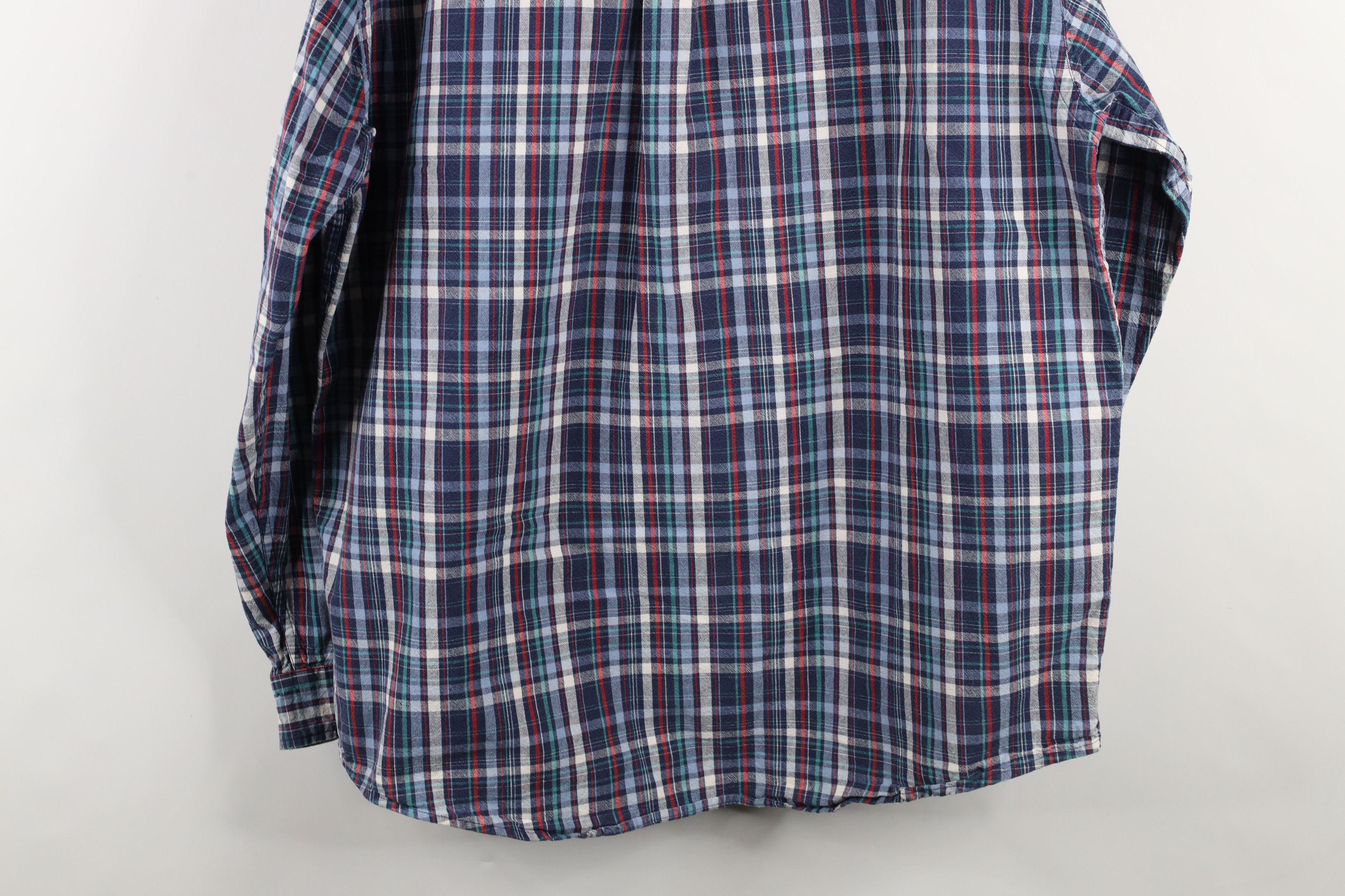 Eddie Bauer × Vintage Vintage 90s Eddie Bauer Distressed Heavy Button Down Shirt Size US XL / EU 56 / 4 - 9 Thumbnail