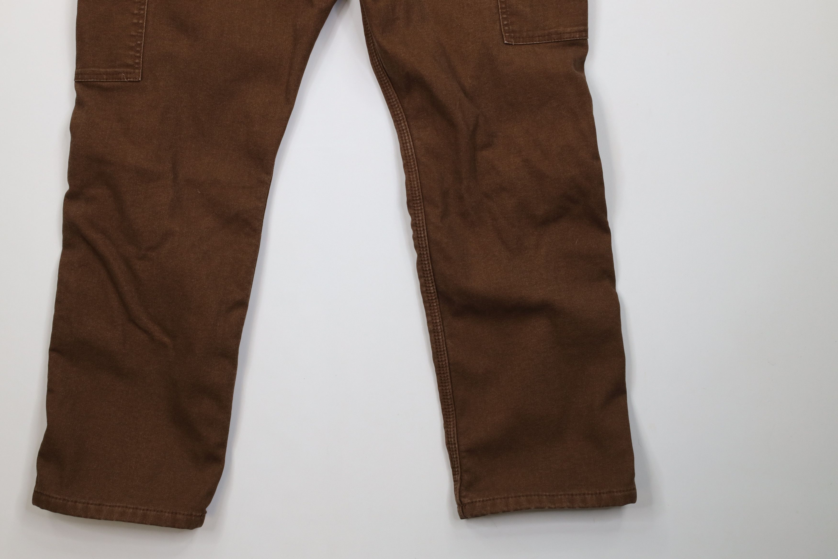 Vintage Vintage Streetwear Fleece Lined Canvas Straight Leg Pants Size US 36 / EU 52 - 14 Thumbnail