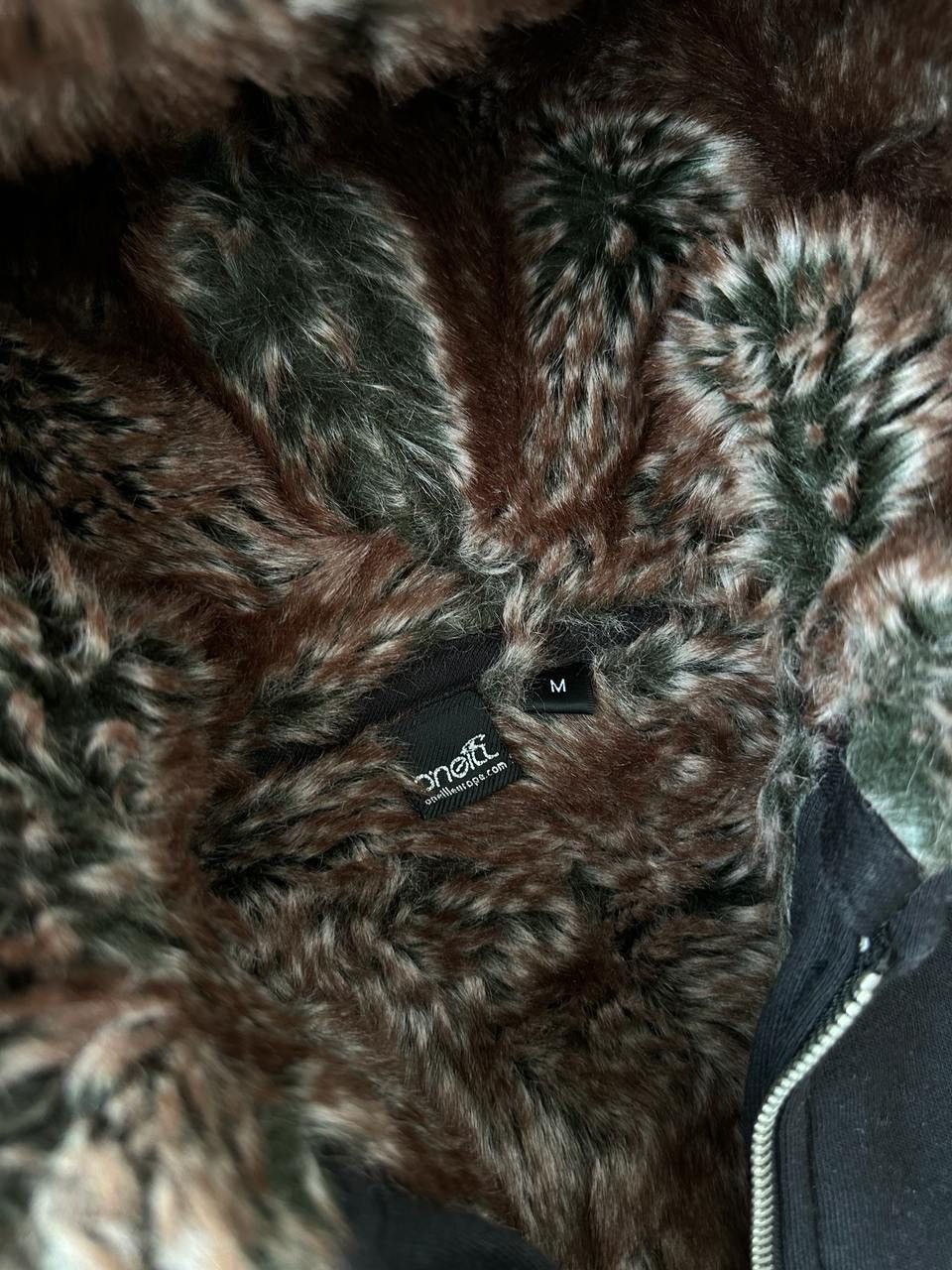 If Six Was Nine × Japanese Brand × Vintage Vintage If Six Nine Style Faux Fur O'Neill Black Hoodie Size M / US 6-8 / IT 42-44 - 9 Thumbnail