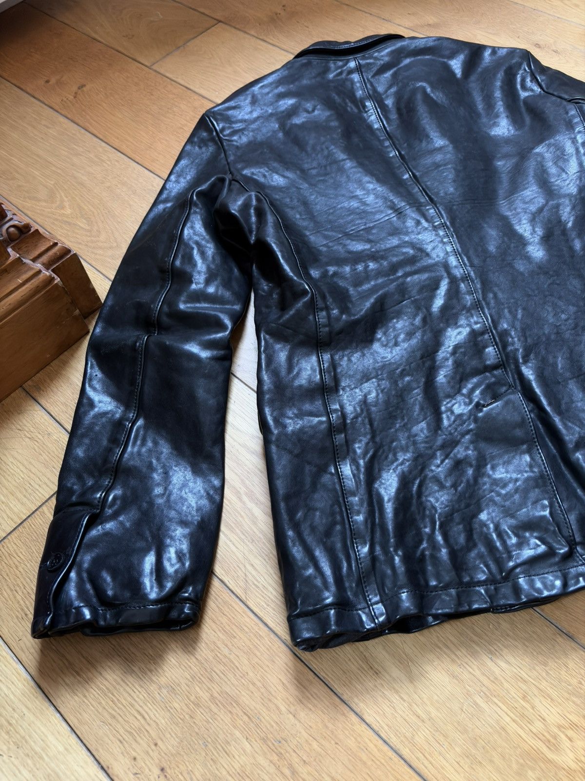 Isamu Katayama Backlash JP XL Italian Double Shoulder Garment Dyed Blazer Size US XL / EU 56 / 4 - 13 Thumbnail