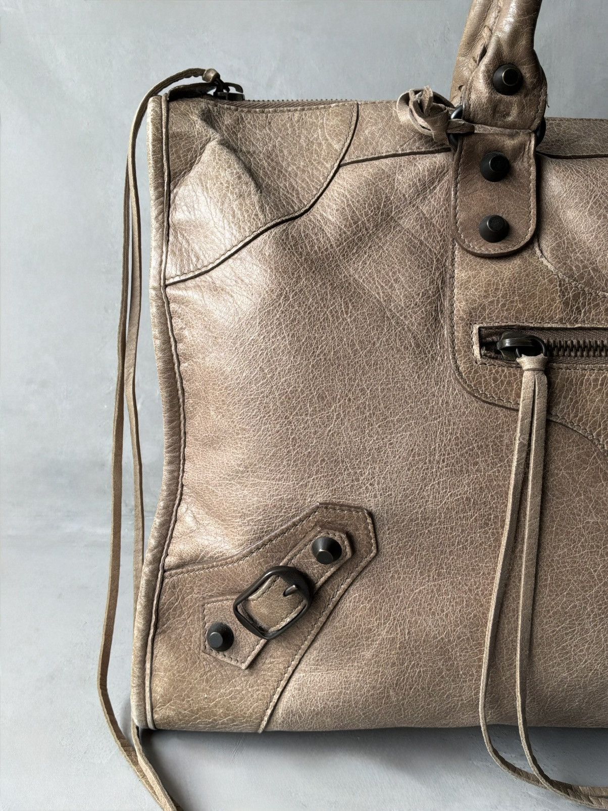 Balenciaga Balenciaga - City ‘Work’ - Brown Lambskin Bag Size ONE SIZE - 6 Thumbnail