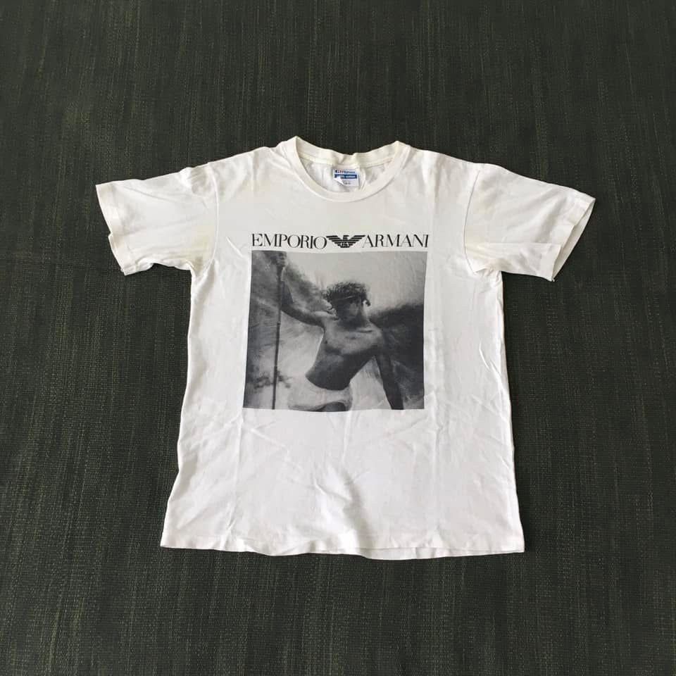 Emporio Armani Vintage 80s Emporio Armani Bruce Weber Photography Ad RARE Size US M / EU 48-50 / 2 - 1 Thumbnail
