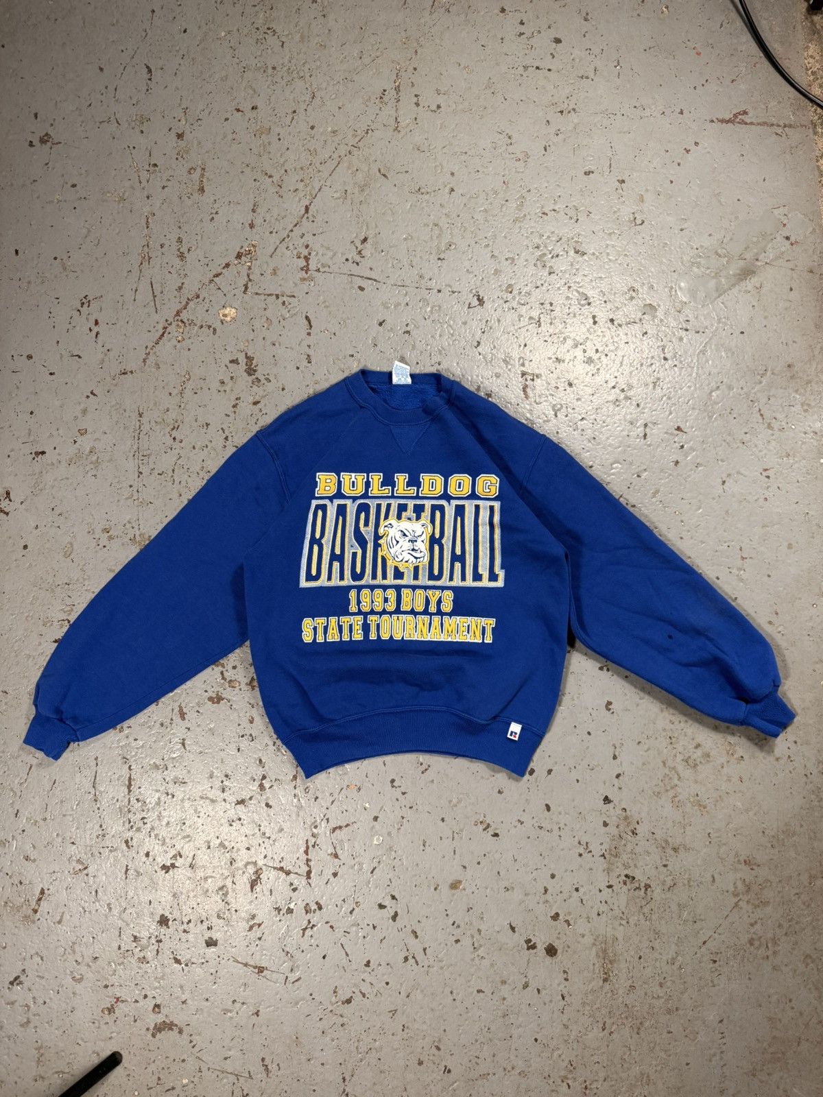 Russell Athletic Vintage 1993 Russell Athletics Bulldogs Basketball Sweater Size US M / EU 48-50 / 2 - 1 Thumbnail