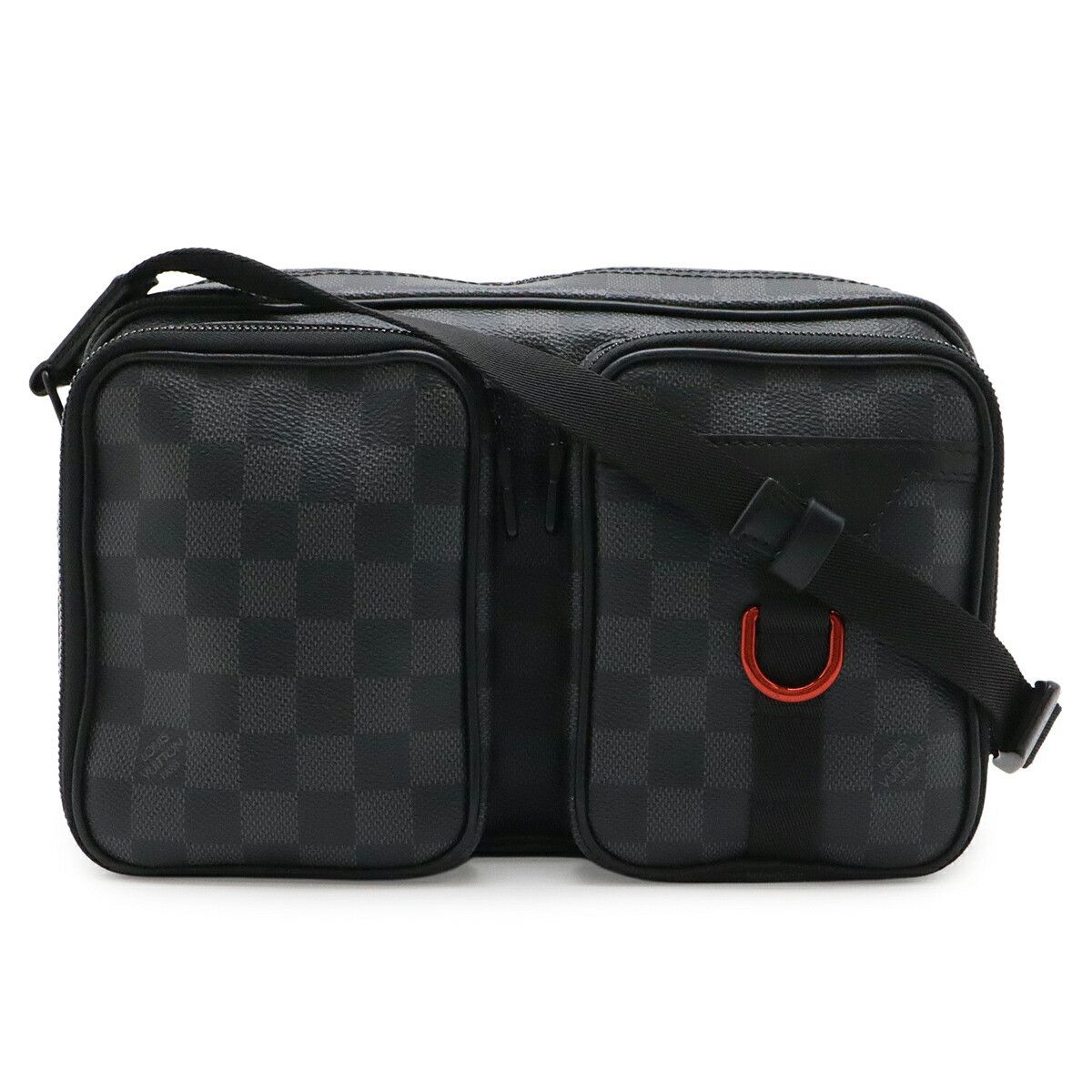 Louis Vuitton Louis Vuitton Louis Vuitton Utility Messenger Damier Graphite shoulder bag Textile Shoulder Bag N40280 DUTY FREE for USA Size ONE SIZE - 1 Thumbnail