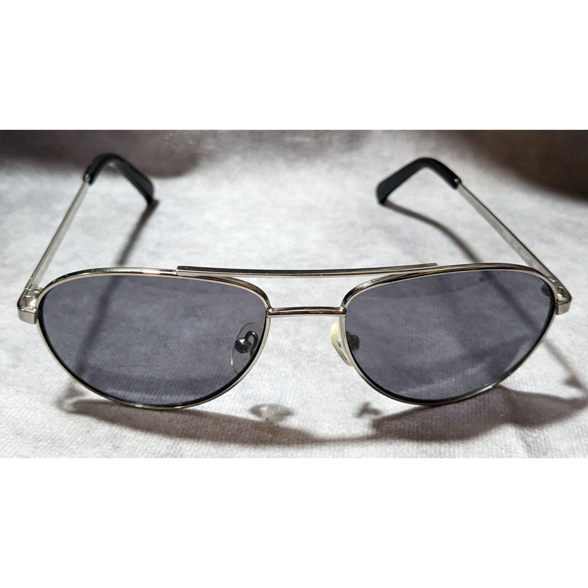 Calvin Klein Calvin Klein R165S Black And Silver Aviator Sunglasses Grailed