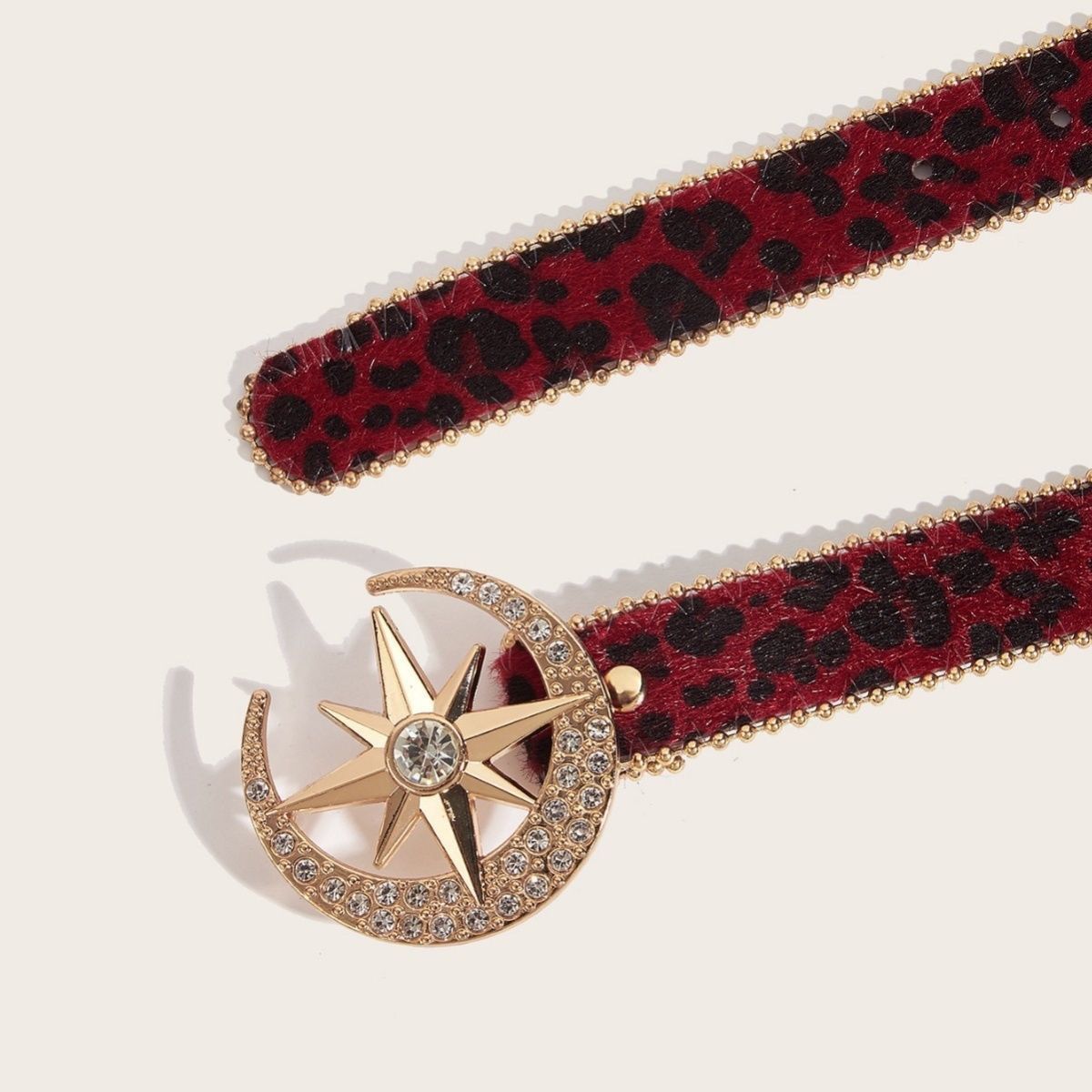 Designer New Design Vintage Belt Riveted Belts Menswear Accessories Size ONE SIZE - 3 Thumbnail
