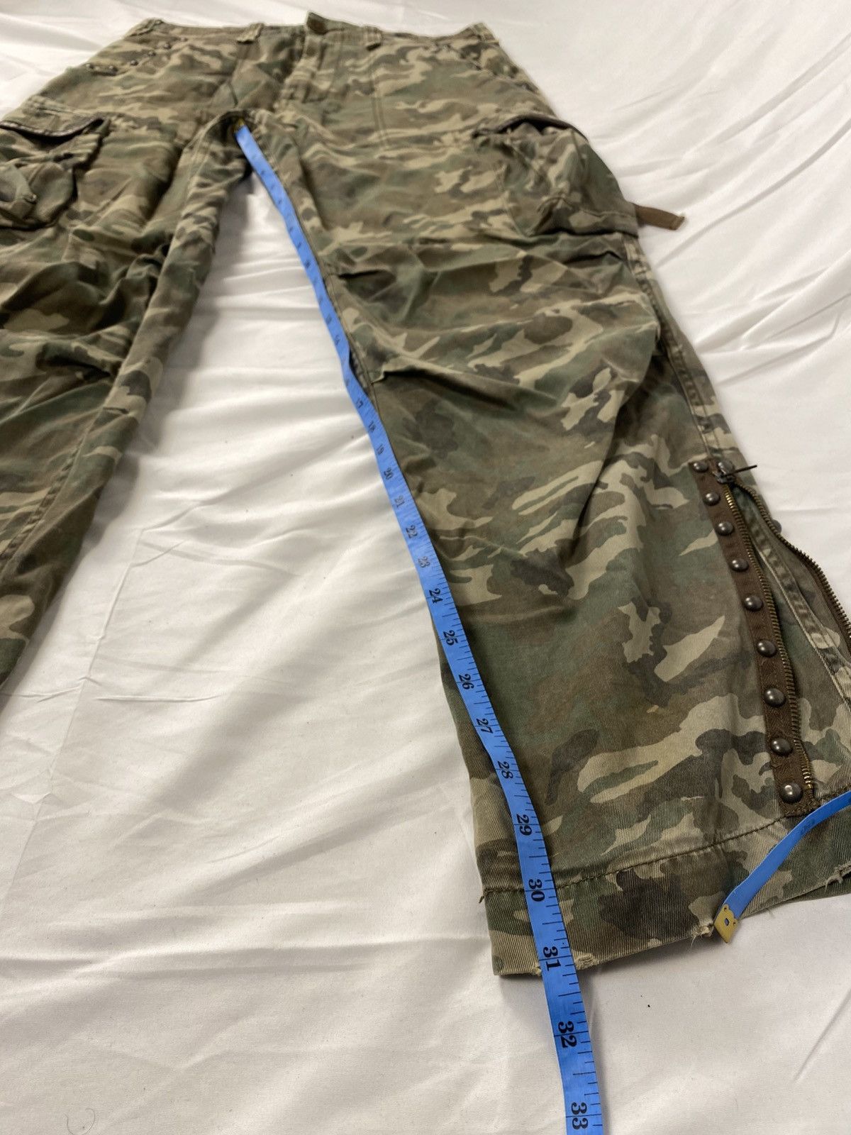 Jun Takahashi 2000 Jun Men Cargo Camo Studded Multipocket Bondage Size US 33 - 23 Thumbnail