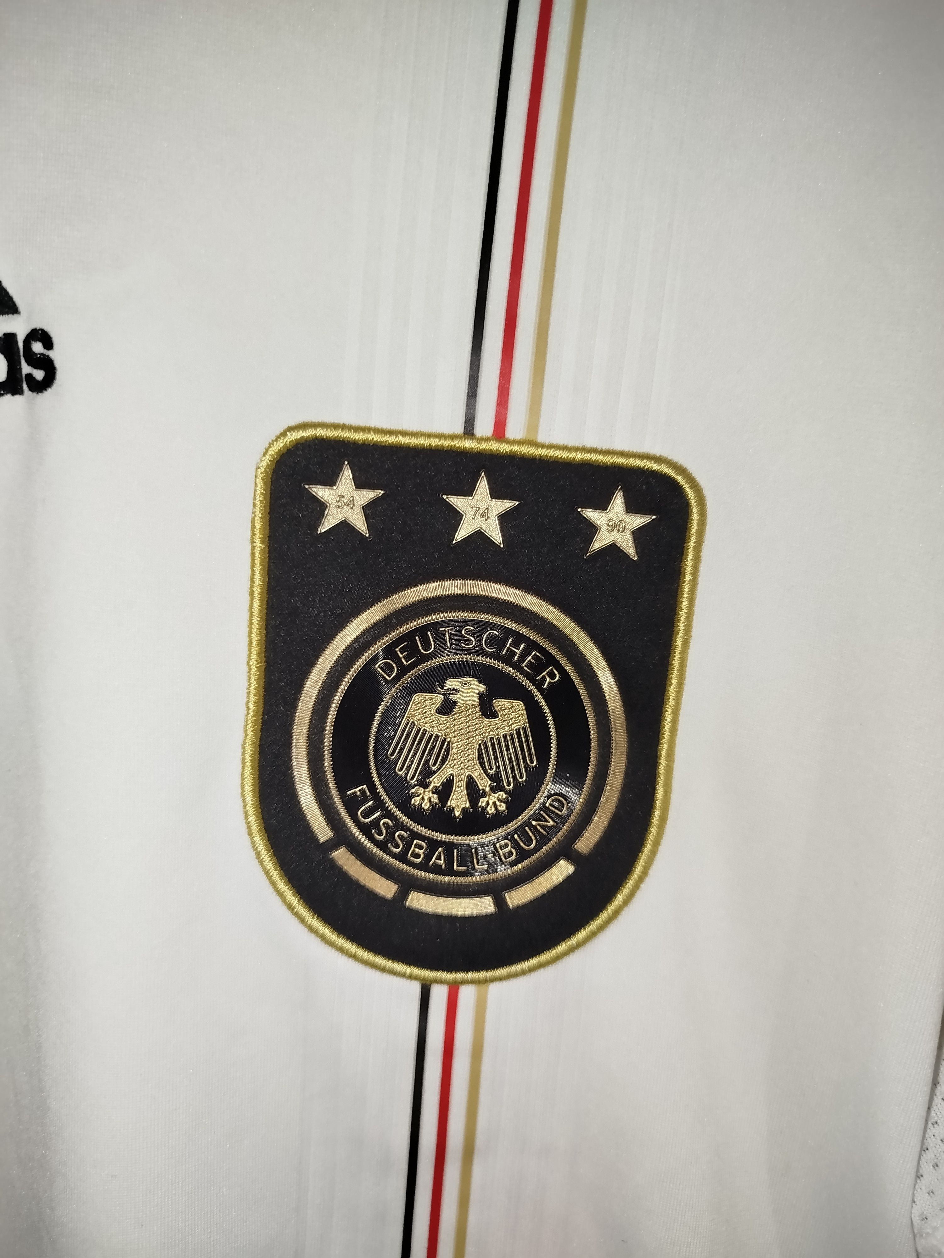 Adidas Germany 2010 Home retro vintage soccer football Shirt XL Size US XL / EU 56 / 4 - 8 Thumbnail