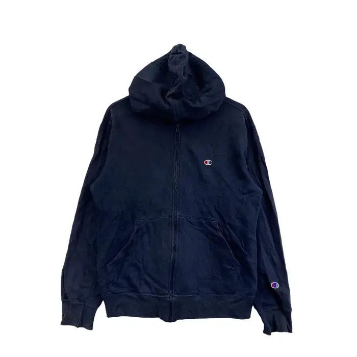 Champion Vtg 90’ CHAMPION PRODUCTS USA Minimalist Blue Hoodie Size US L / EU 52-54 / 3 - 1 Thumbnail