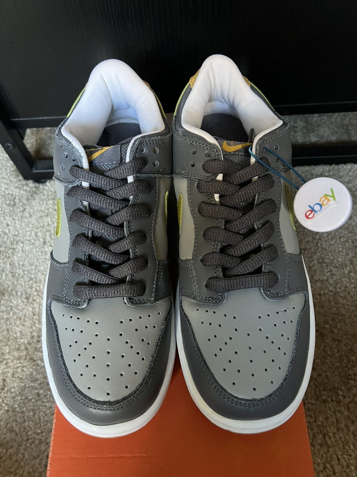 Nike Nike Dunk Low Pro B Graphite Camper Green 2002 Size 8.5 DS Size US 8.5 / EU 41-42 - 3 Thumbnail