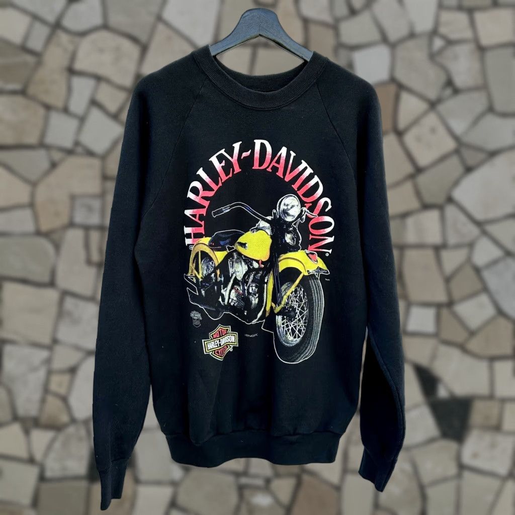 Harley Davidson VINTAGE Harley Davidson Motorcycle Screen Stars Sweatshirt XL 1980s Mens Men’s? Size US XL / EU 56 / 4 - 1 Thumbnail