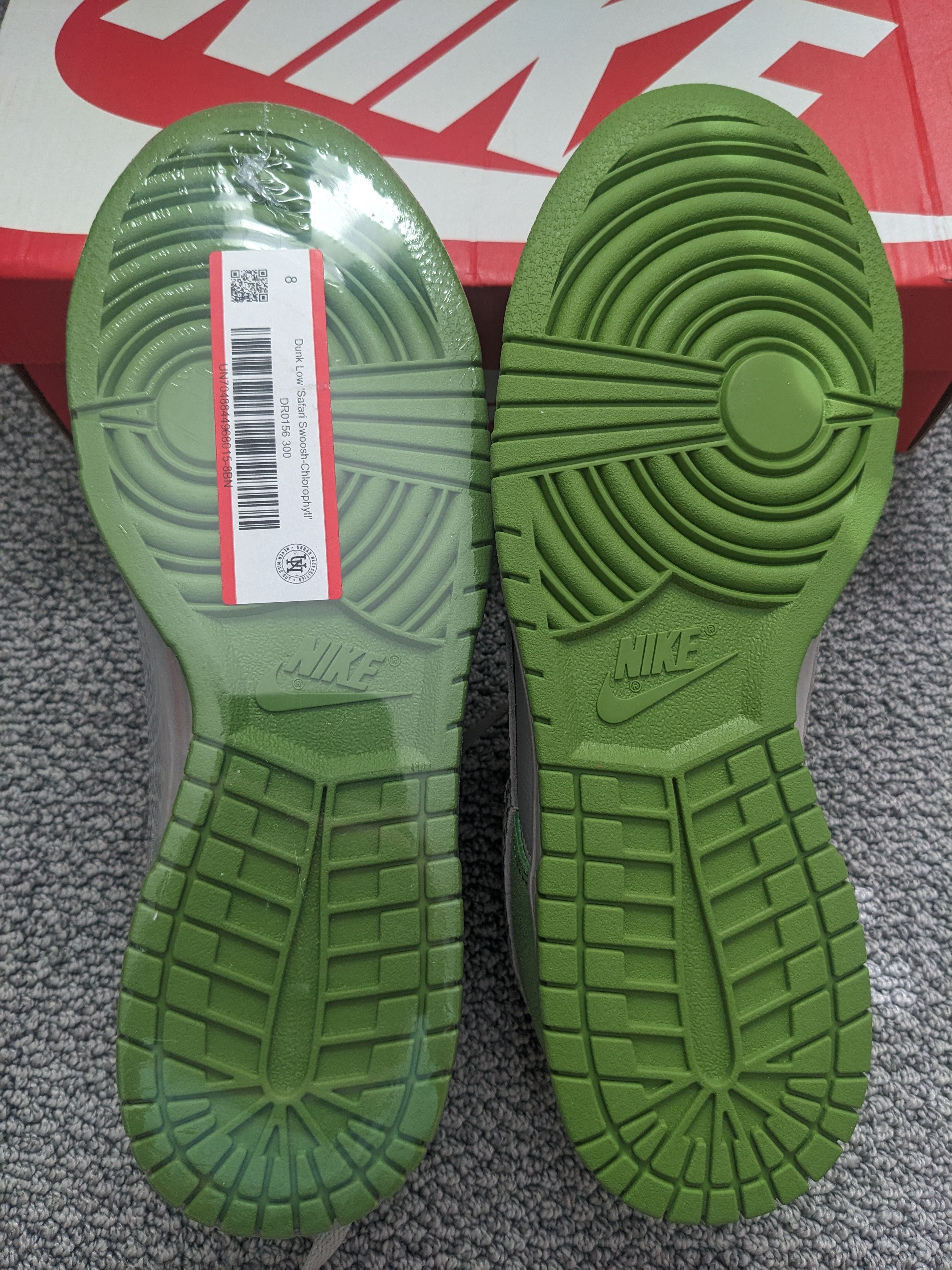 Nike Nike Dunk Low AS Safari Swoosh-Chlorophyll Size US 8 / EU 41 - 10 Thumbnail