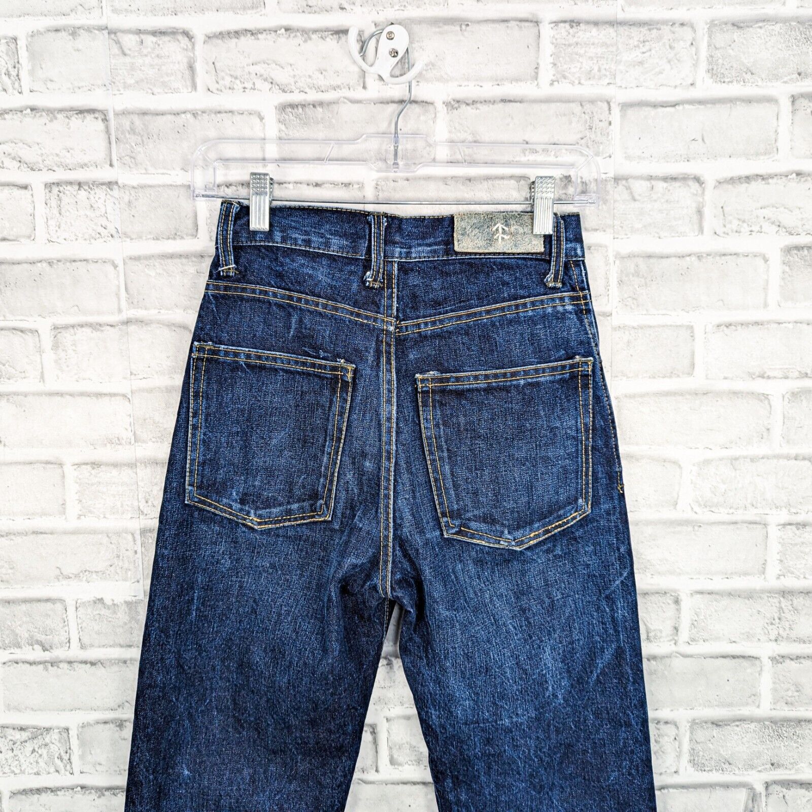 Other PROSPECT PINE Raw Straight leg Denim Jeans dark wash Size 24" / US 00 / IT 34 - 6 Thumbnail