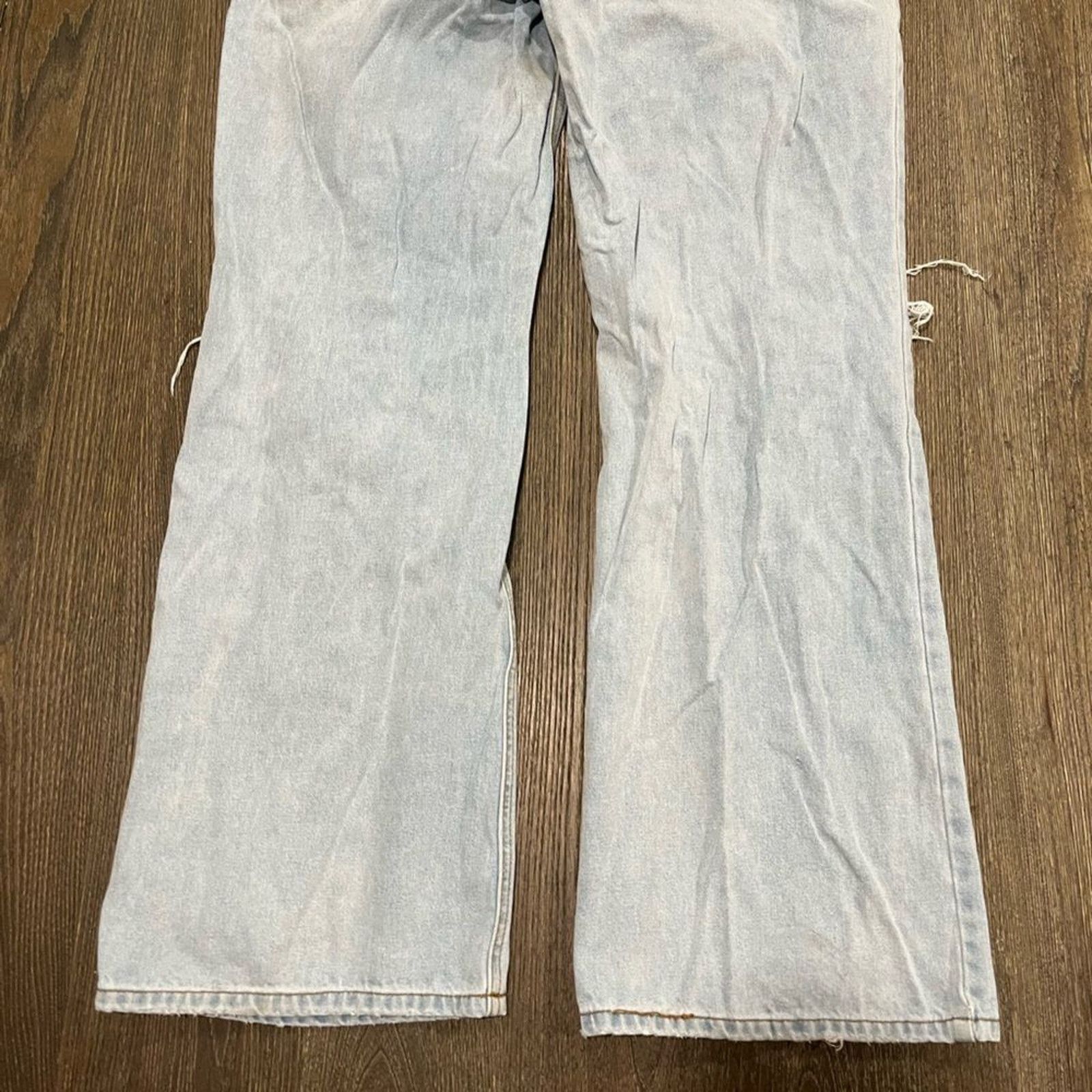 ARMA AFRM Jeans Oden Flared Leg High Waisted Distressed Size 31" - 7 Thumbnail