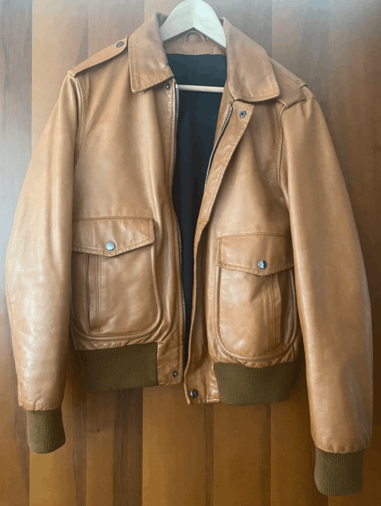 Maison Margiela MAISON MARGIELA Jacket Leather Iconic Aviator Coat Bomber Size US S / EU 44-46 / 1 - 1 Thumbnail