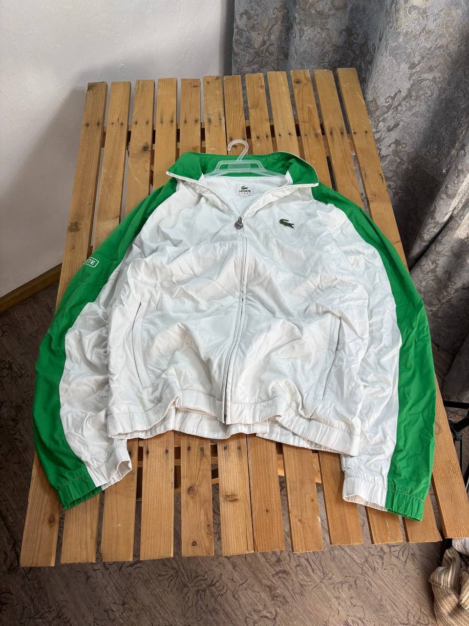 Lacoste Lacoste Sport Y2K Drill Vintage Nylon Bomber Jacket Size US M / EU 48-50 / 2 - 3 Thumbnail