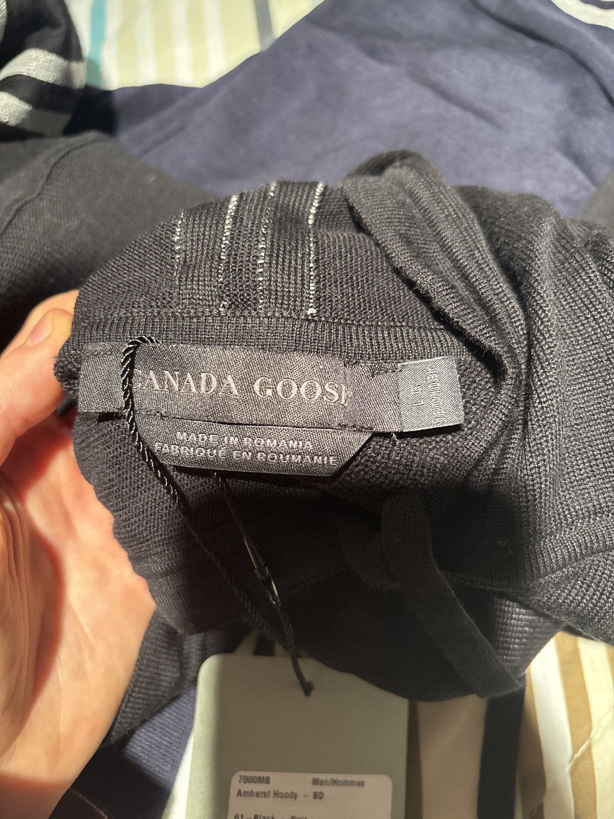 Canada Goose Canada Goose Black Amherst Knit Hoodie Size US L / EU 52-54 / 3 - 7 Thumbnail