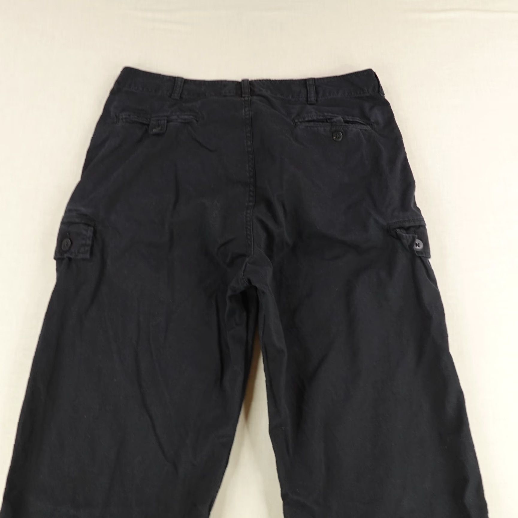 Polo Ralph Lauren VINTAGE Polo Ralph Lauren Cargo Pants Men 34x33 Black Cotton Workwear Y2K Size US XS / EU 42 / 0 - 5 Thumbnail