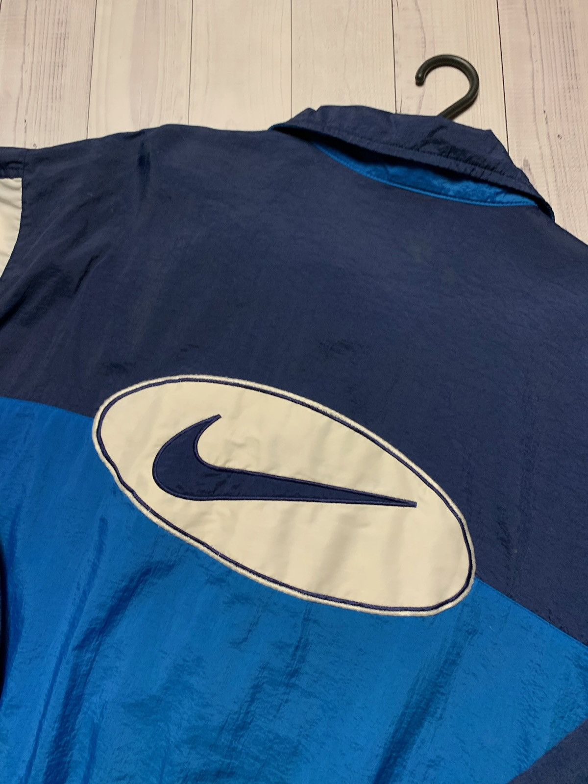 Nike × Vintage Vintage Nike big logo track jacket size L swoosh Size US L / EU 52-54 / 3 - 8 Thumbnail