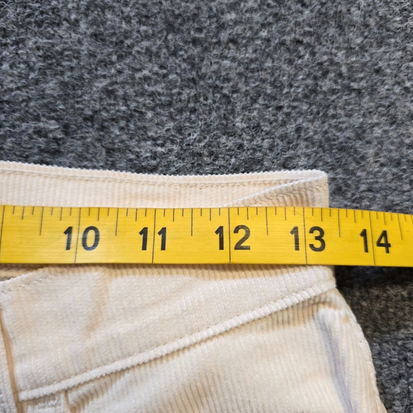 Levi's Levi's Pants Women Size 24 White Corduroy Mid Rise Ankle Bootcut Capsule Casual Womens Size 42" / US 20 - 6 Thumbnail