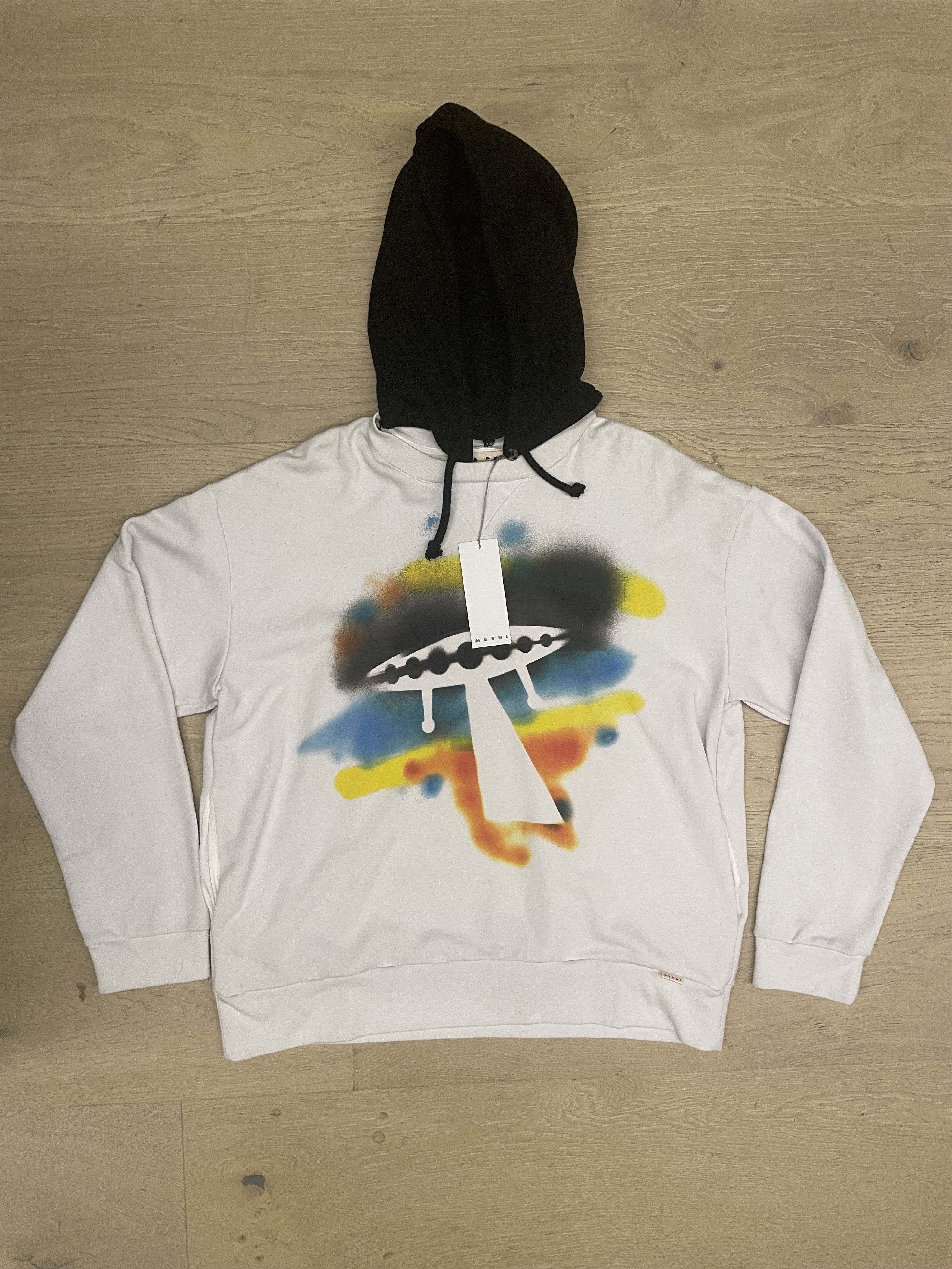 Marni Marni UFO Graphic Hooded Sweatshirt Size US L / EU 52-54 / 3 - 6 Thumbnail