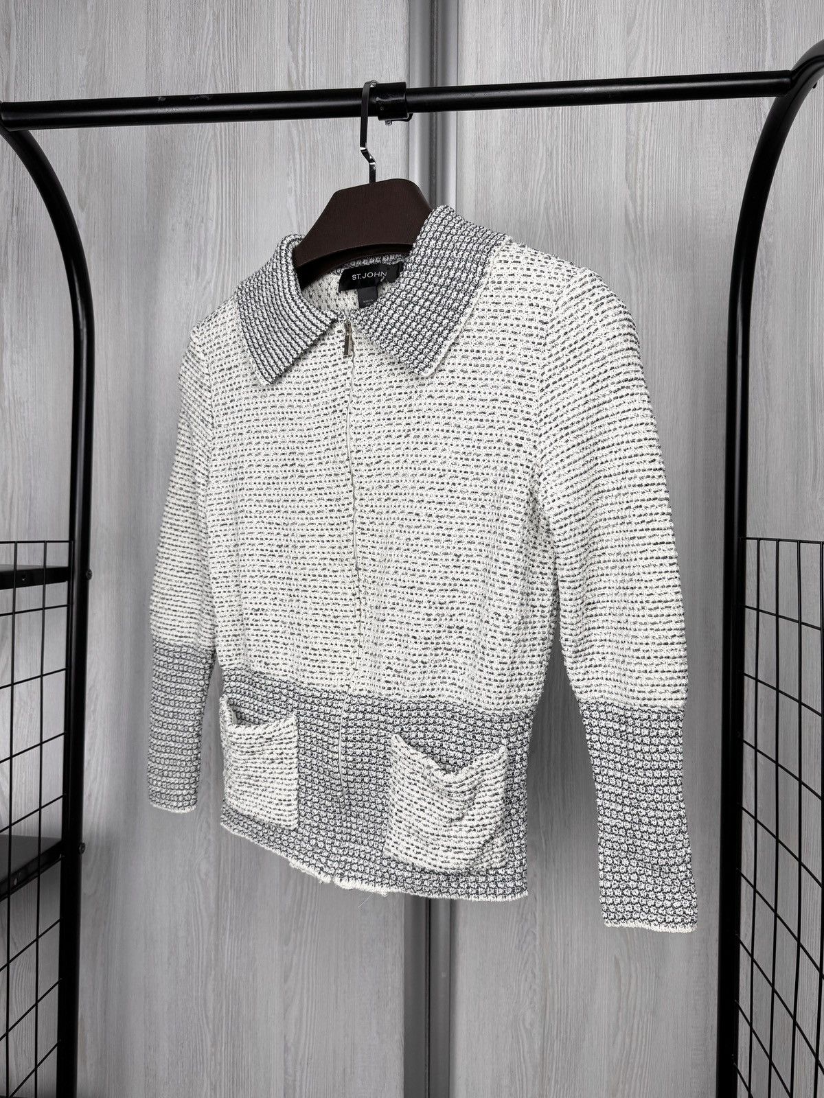 St. John St. John Old money style Tweed style blazer jacket Size S / US 4 / IT 40 - 5 Thumbnail