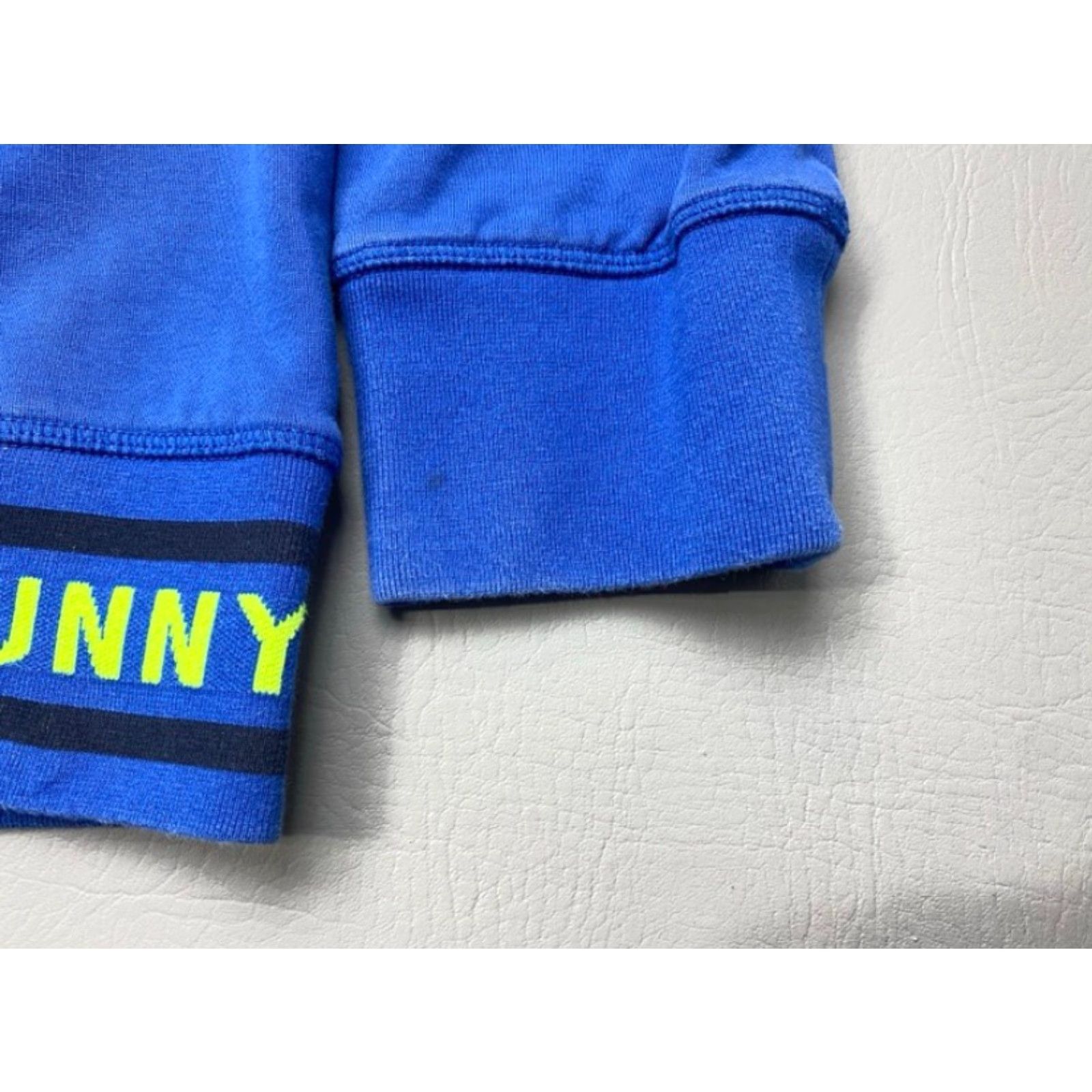 Psycho Bunny Psycho Bunny Hoodie Mens 2XL Royal Blue Chartreuse Green Words Embroidered 8227 Size US XXL / EU 58 / 5 - 4 Thumbnail